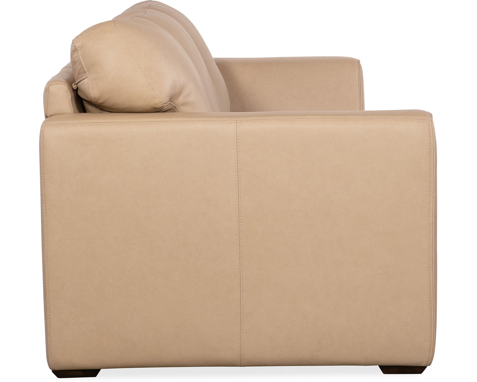 Keys Leather Tan Sofa 97" (In stock) - Image 4