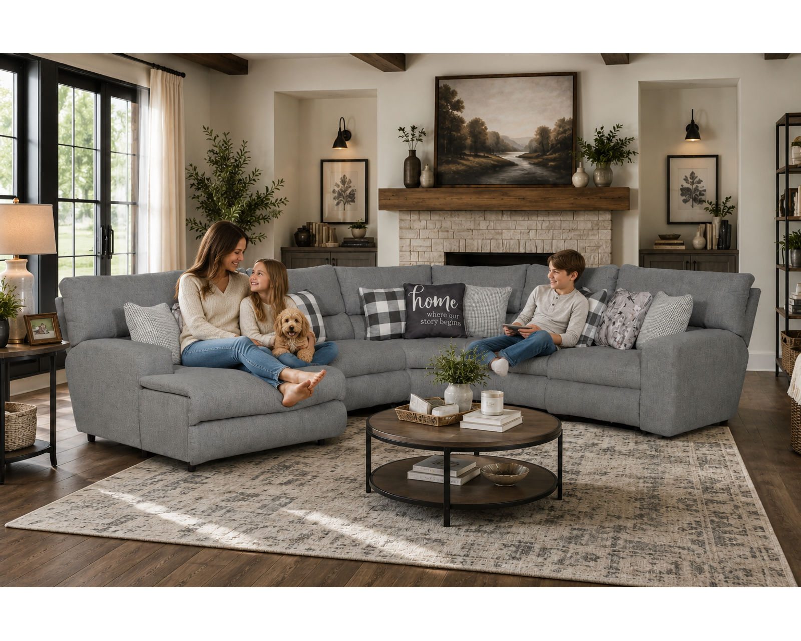 Rockport Modular Reclining Sectional - Image 3