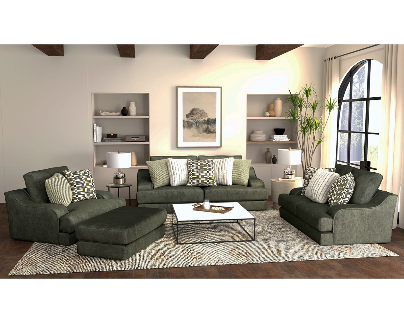 Olympus 98" Oversized Sofa (includes pillows) 2 colors - Image 8
