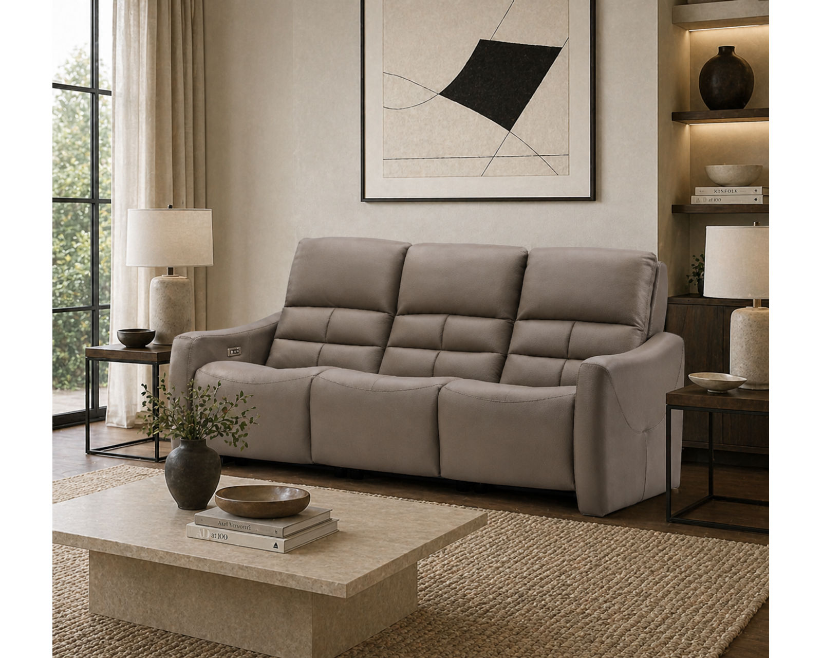 Asher Dual Power Reclining Sofa — Available in Standard & Wide Cushions, 140+ Leather Options, and 75", 79", or 97" Widths - Image 20