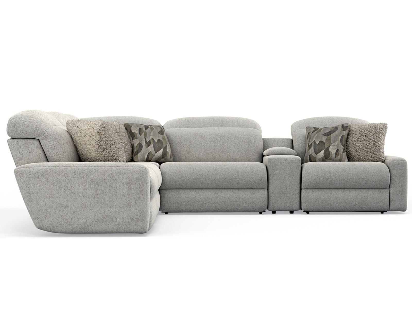 Terrence Modular Euro Styled Power Headrest Power Reclining Sectional (2 colors) - Image 5