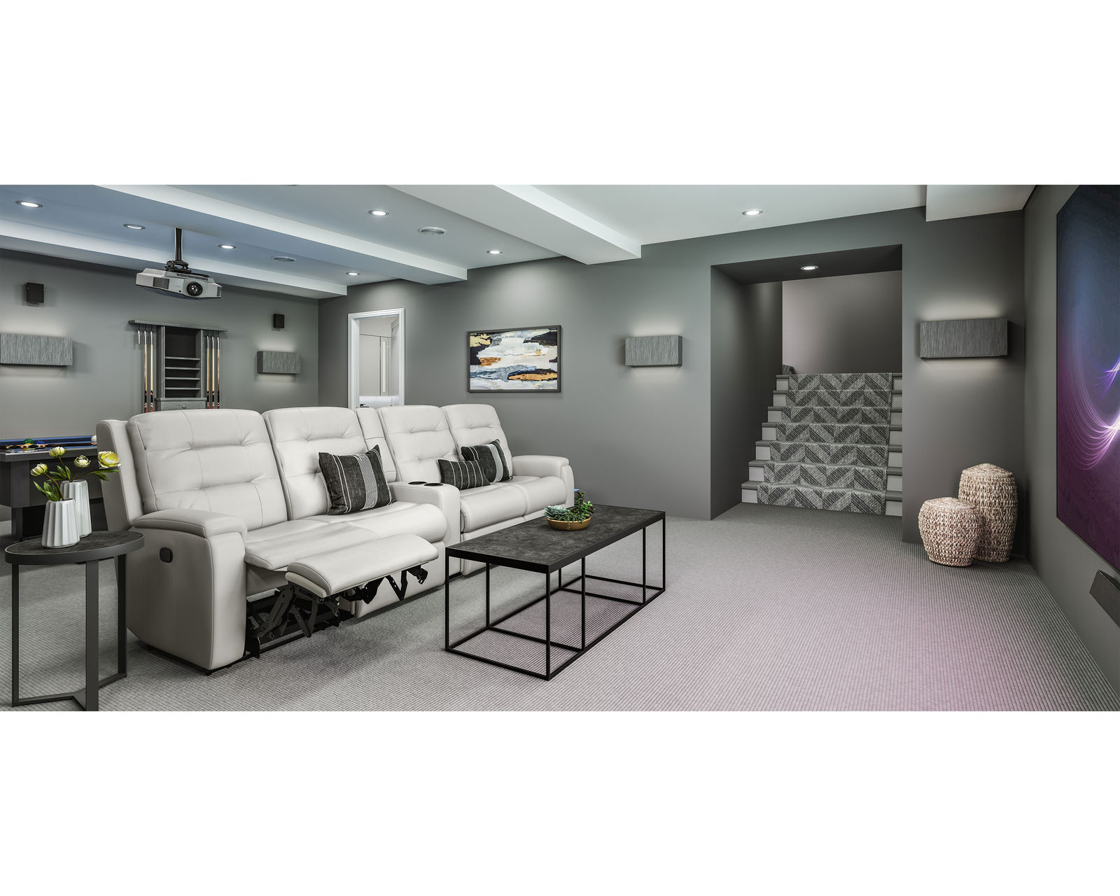 Arlo Leather Reclining Sectional (Colors Available) - Image 12