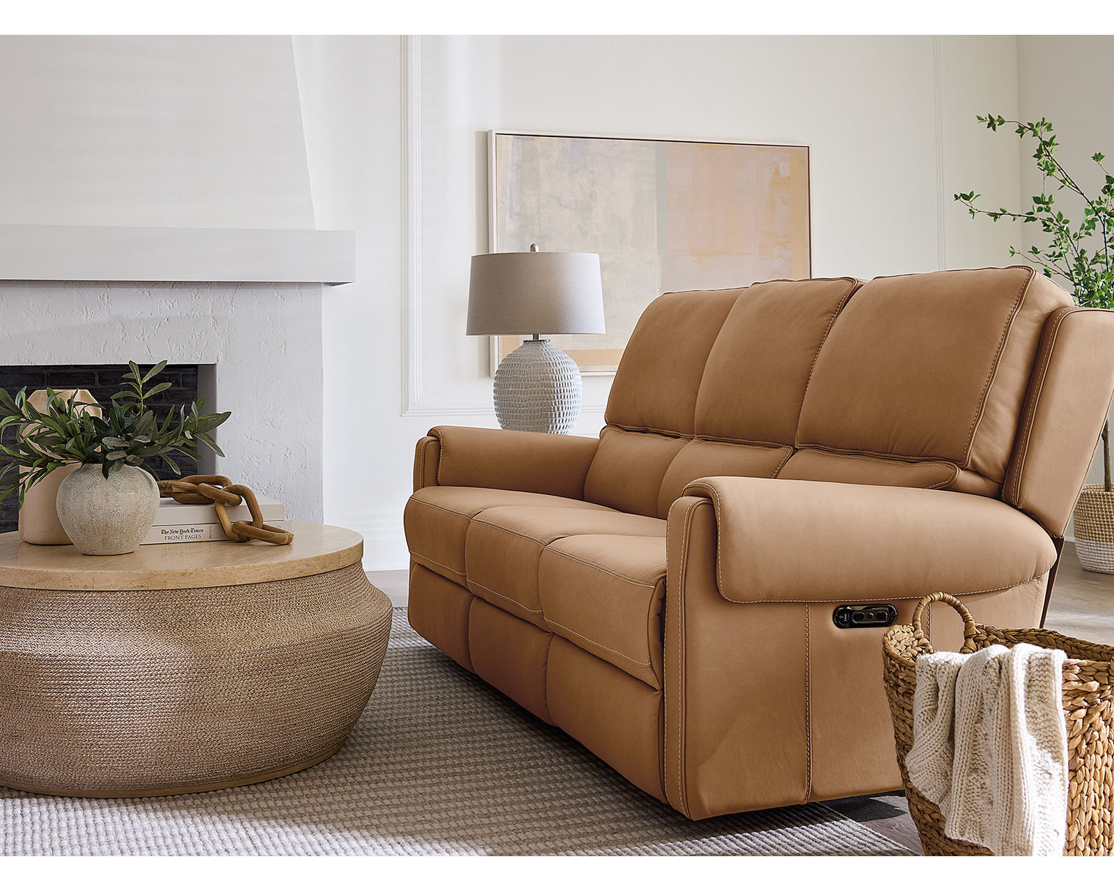 Somers Power Headrest Power Reclining Console Loveseat (In stock) - Image 12