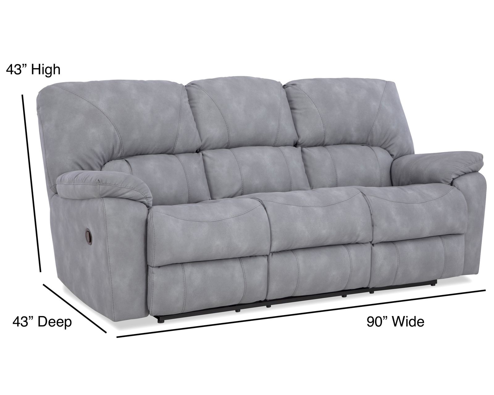 Rhino 90" Reclining Sofa (In stock) - Image 3