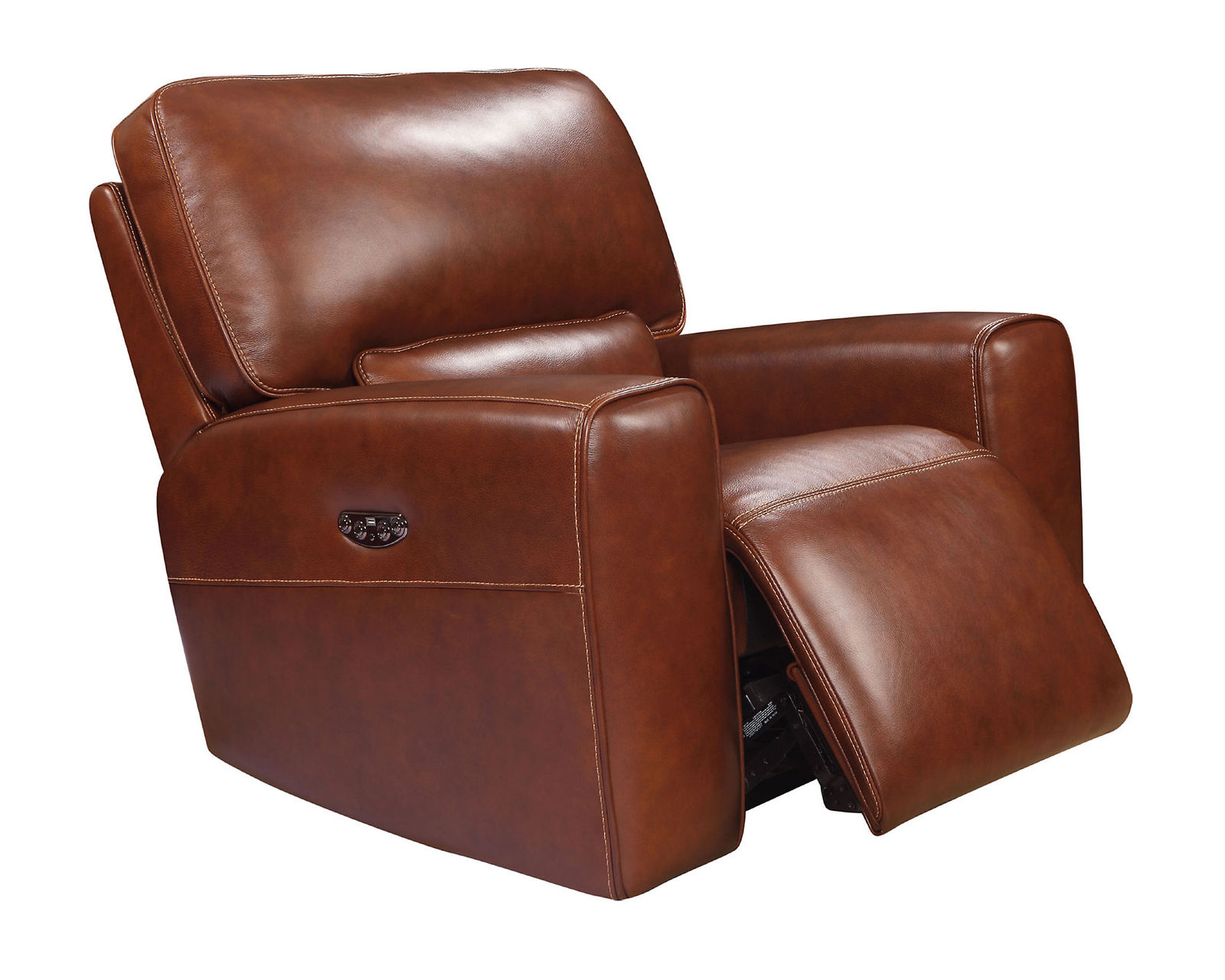 Broadway Leather Power Headrest Power Reclining Sofa - Image 6