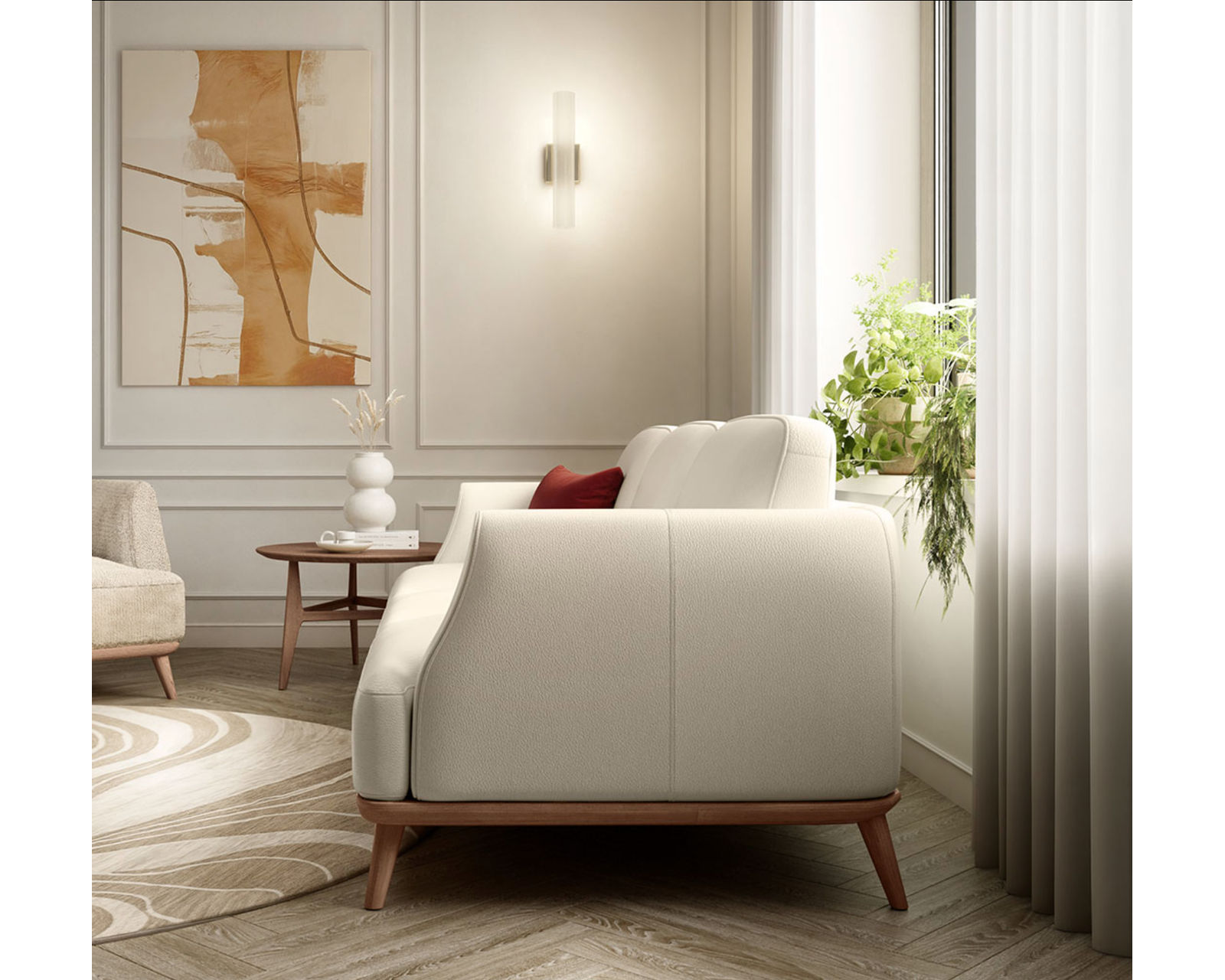 Charlotte C314 Sofa (77" or 92") +40 fabrics - Image 9
