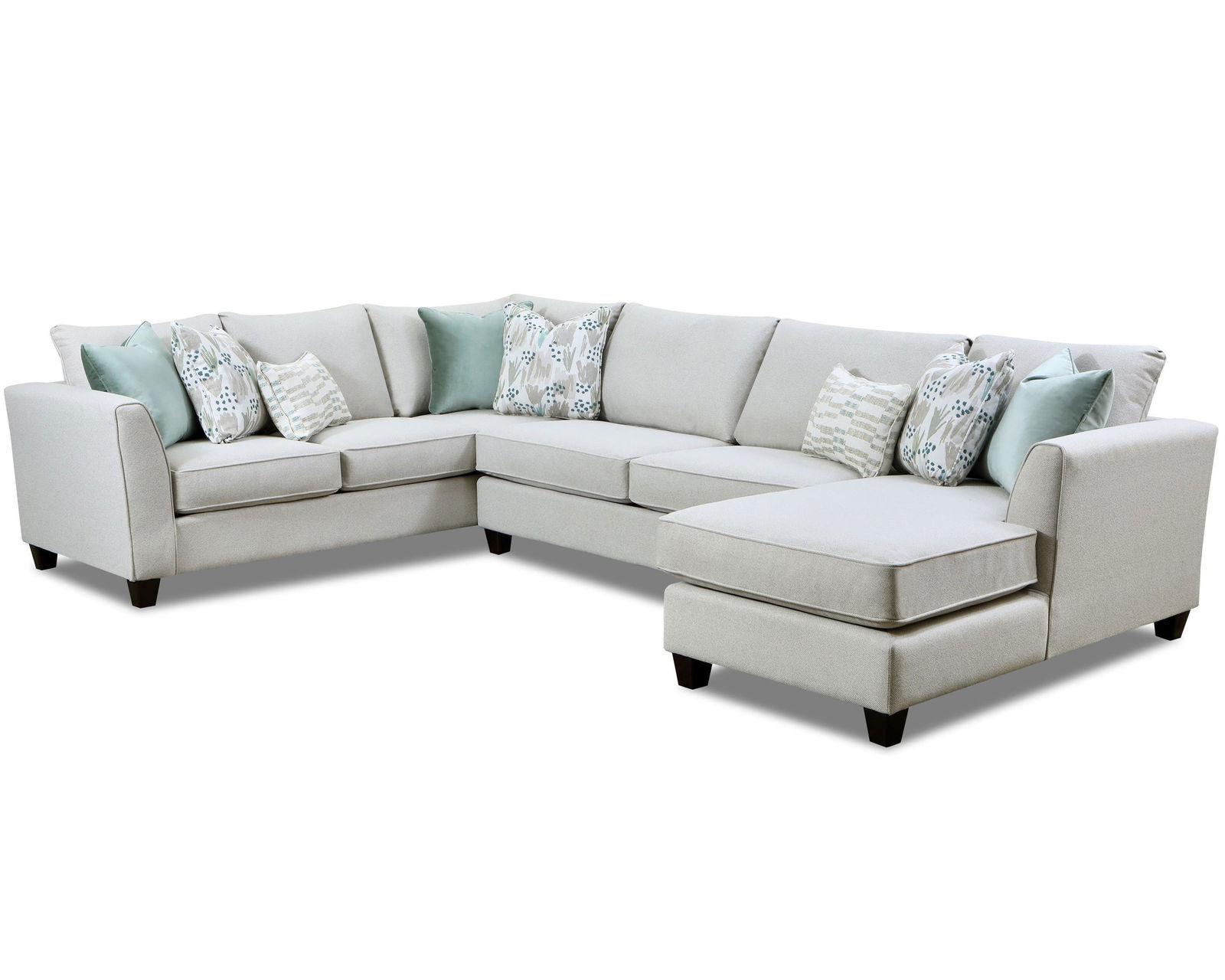 Wendy Linen Sleeper Sectional (Includes Pillows) - Image 2