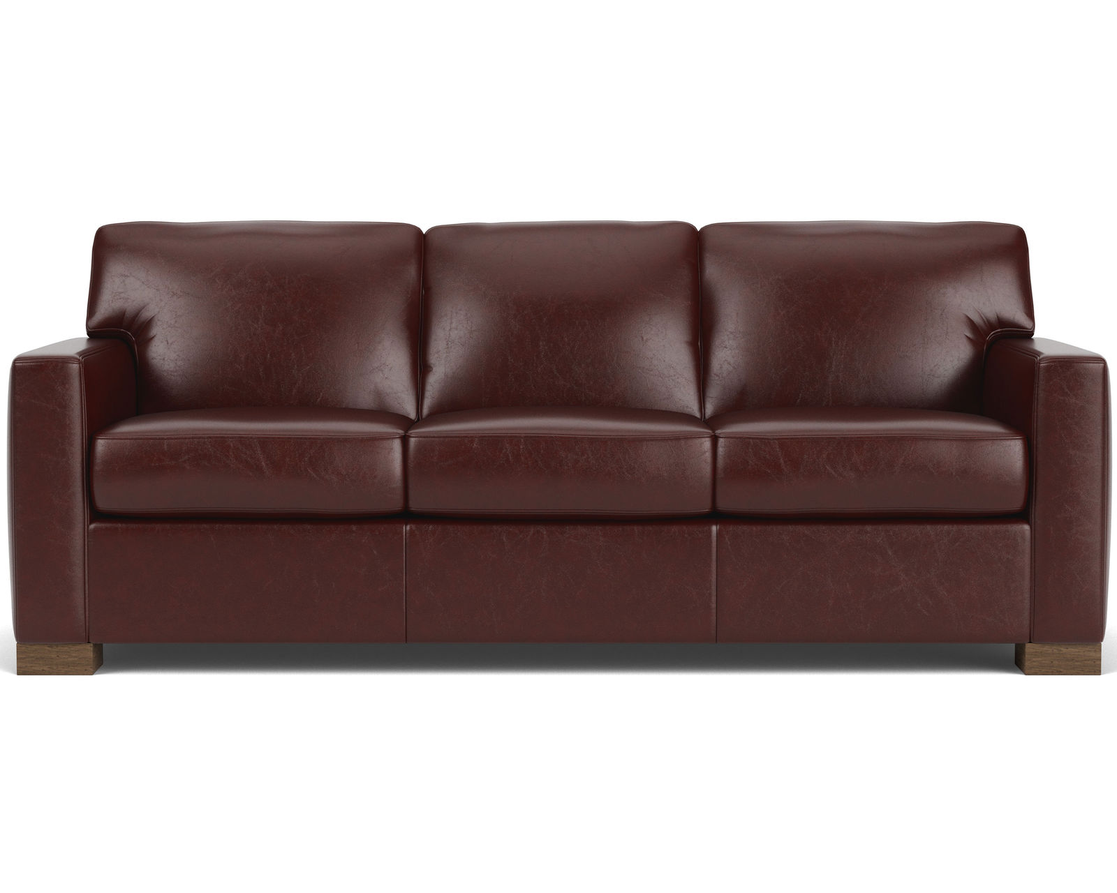 Bryant 83" Stationary Leather Sofa (Leather choices)