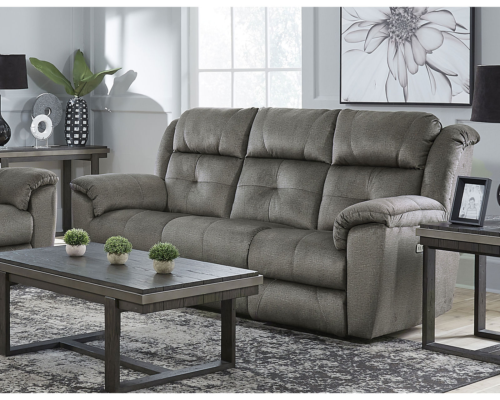 Vista 92" Double Reclining Sofa (Colors Available) - Image 7