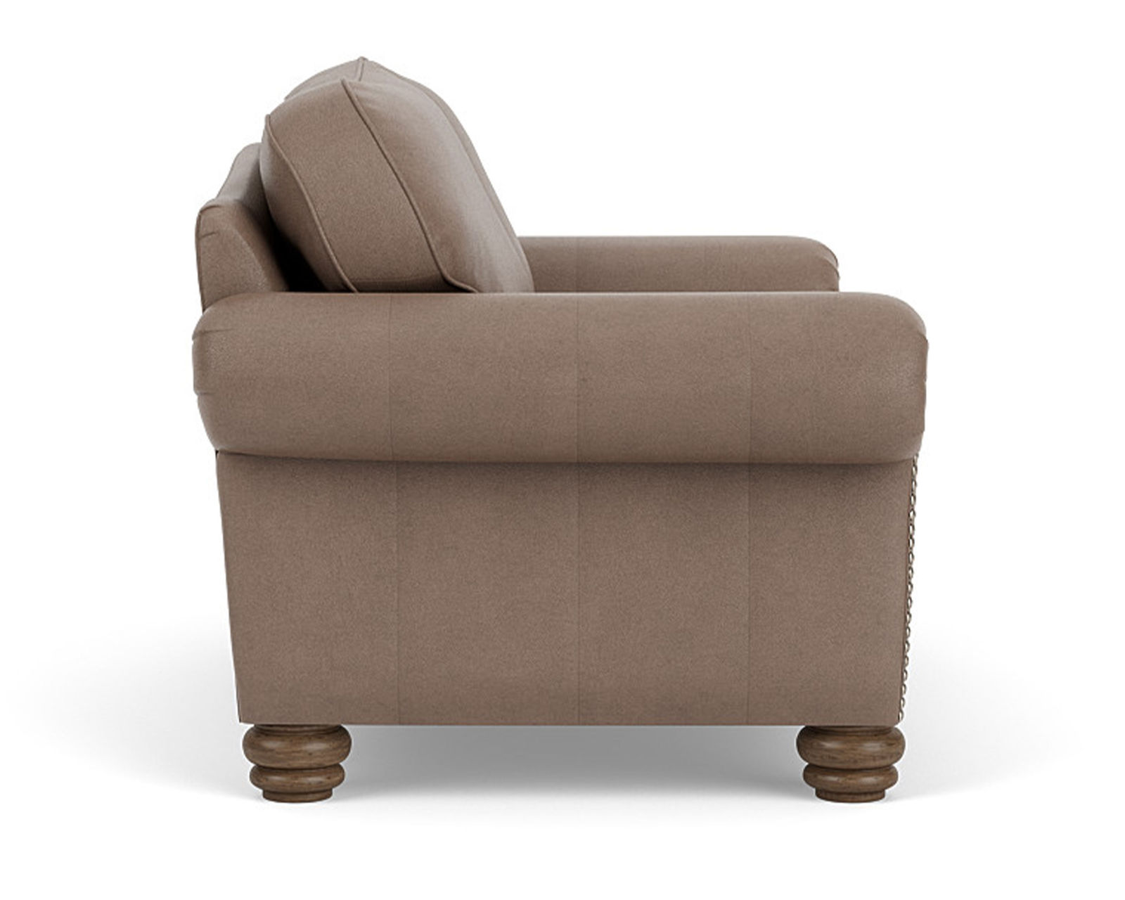 Bexley 3648 Leather Nailhead Loveseat (+50 leathers) - Image 3