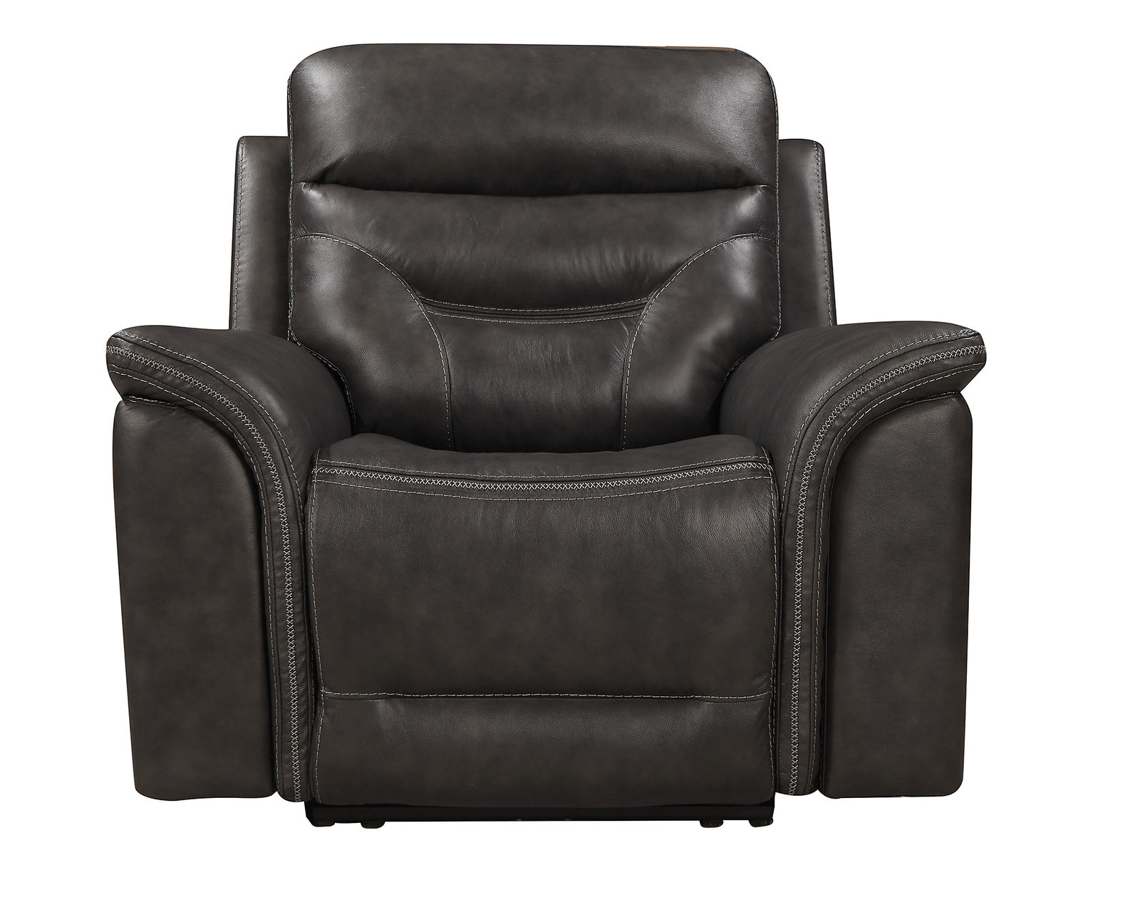Bullard Leather Power Headrest Power Reclining Sofa - Image 7