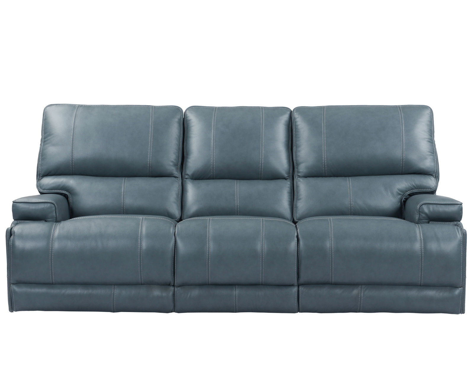 Whitman FreeMotion Cordless Power Reclining Sofa (Battery Operated) in Leather Azure