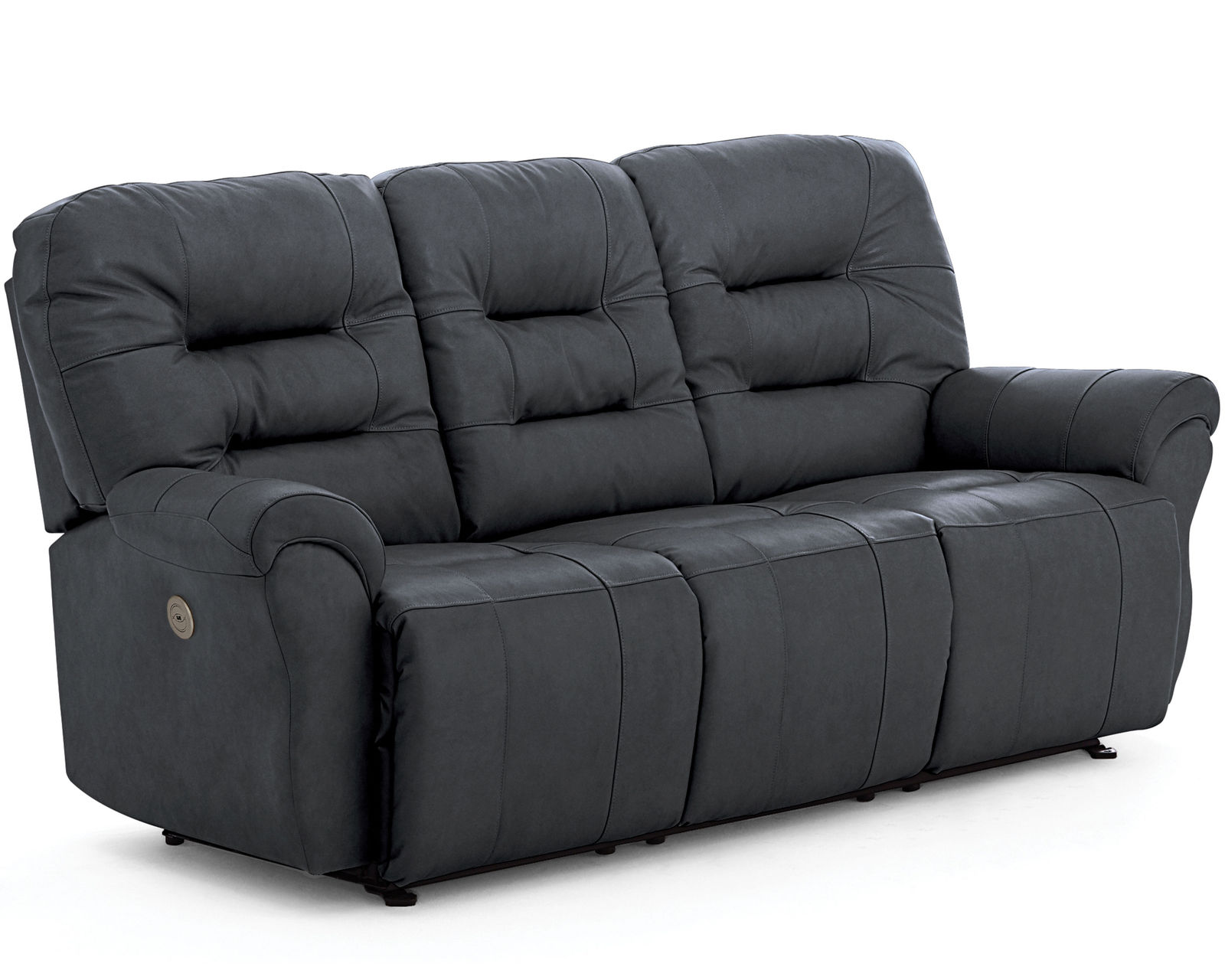 Unity Double Reclining Leather Console Loveseat (+40 leathers) - Image 10