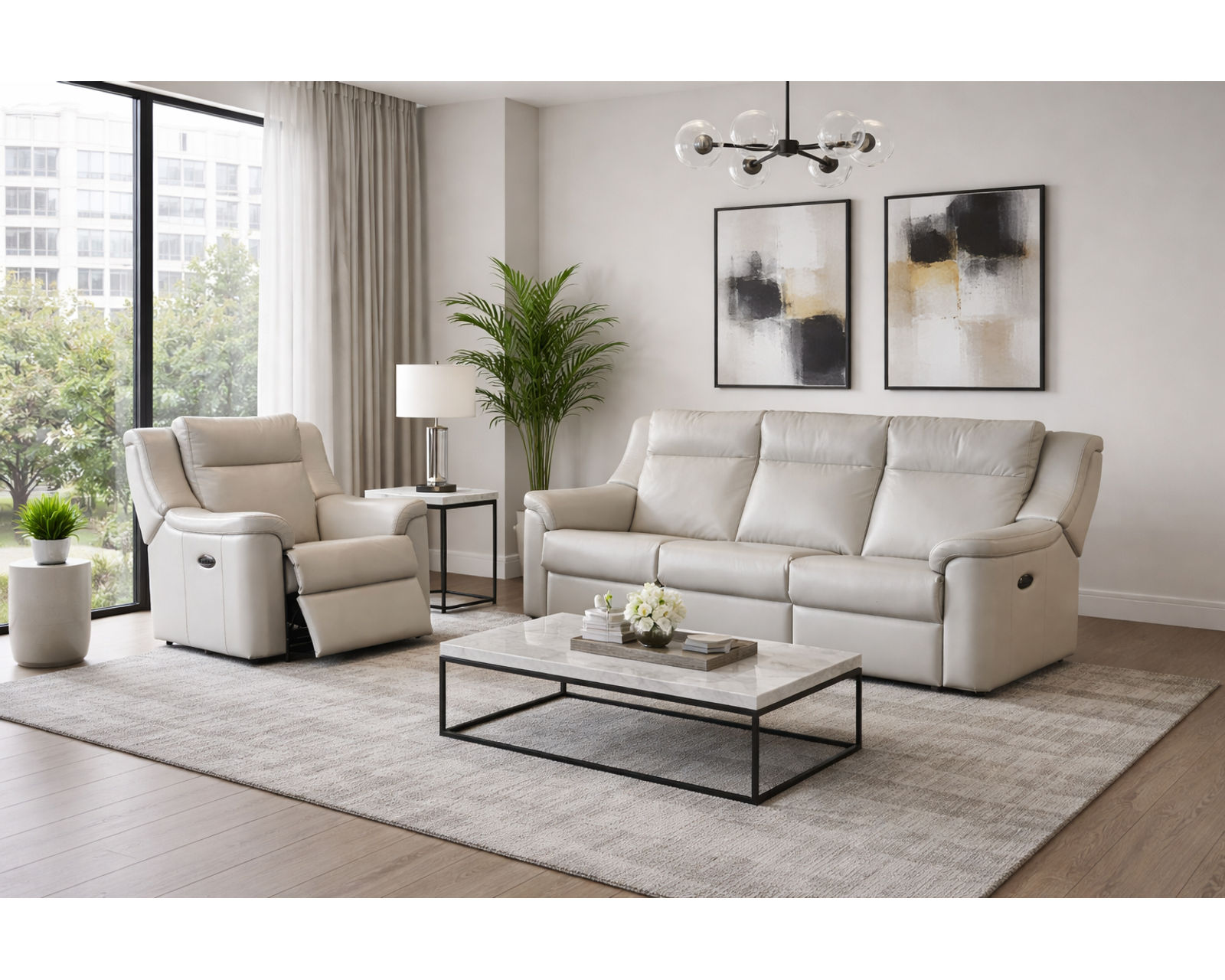 Sydney Dual Power Reclining Sofa — Available in Standard & Wide Cushions, 140+ Leather Options, and 82", 85", or 114" Widths - Image 15