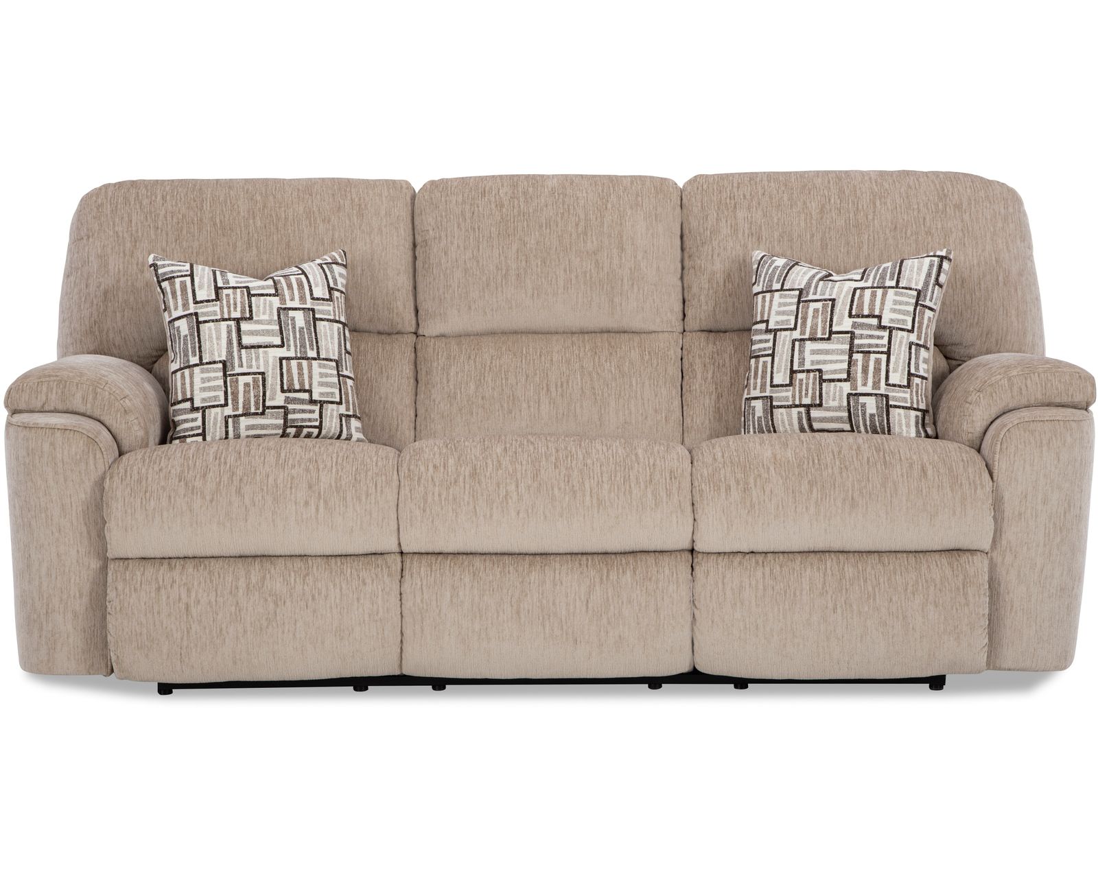 Payday 92" Double Reclining Sofa Tan (In stock)