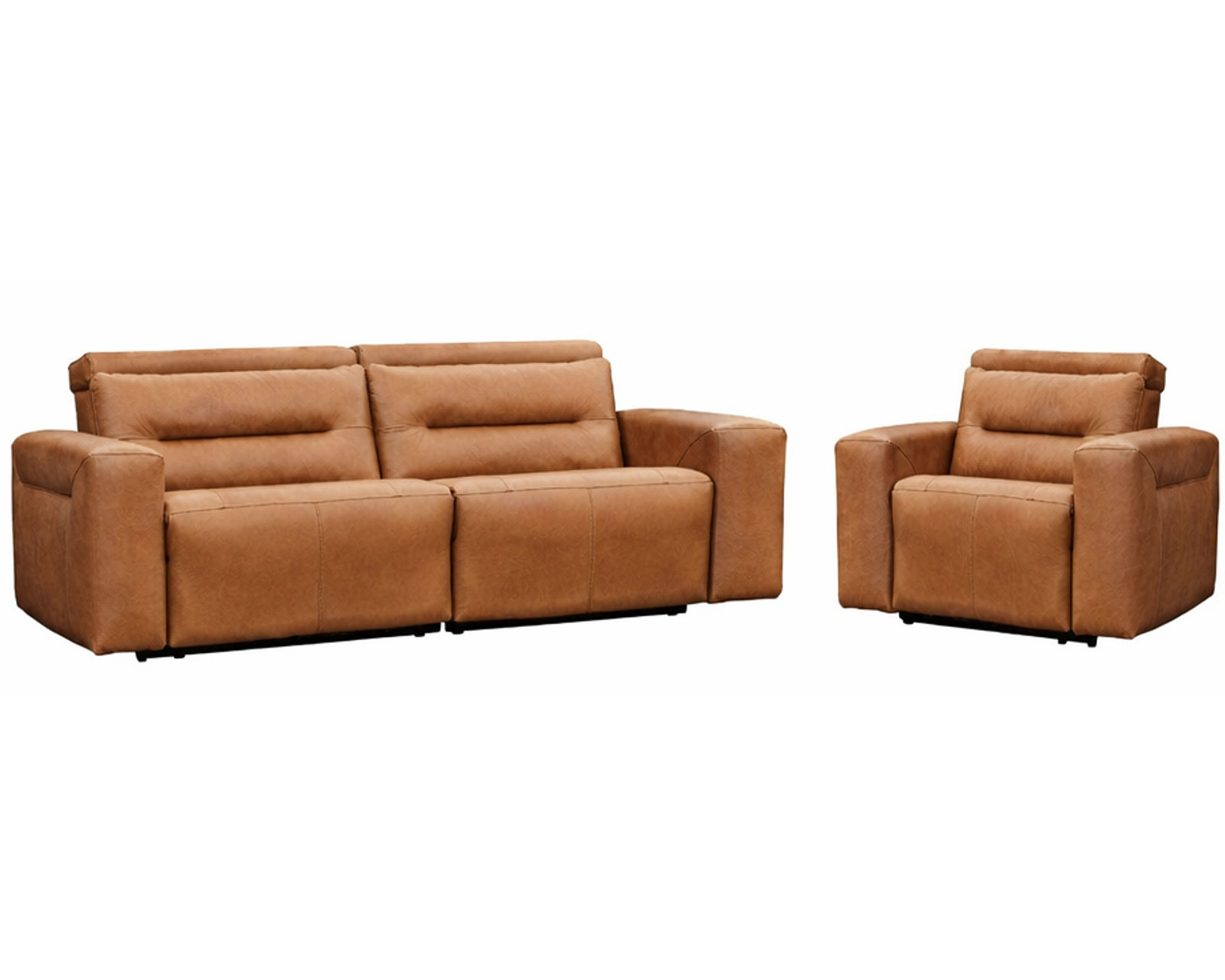 Hudson Dual Power Reclining Sofa — Available in Standard & Wide Cushions, 140+ Leather Options, and 82", 85", or 114" Widths - Image 21