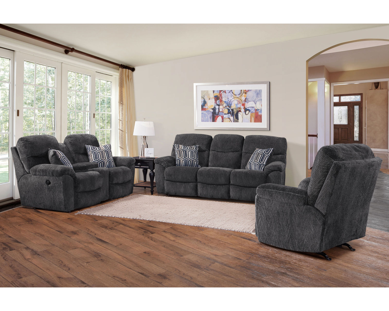 Cabot 710 Reclining Sofa (87") includes pillows - Image 6