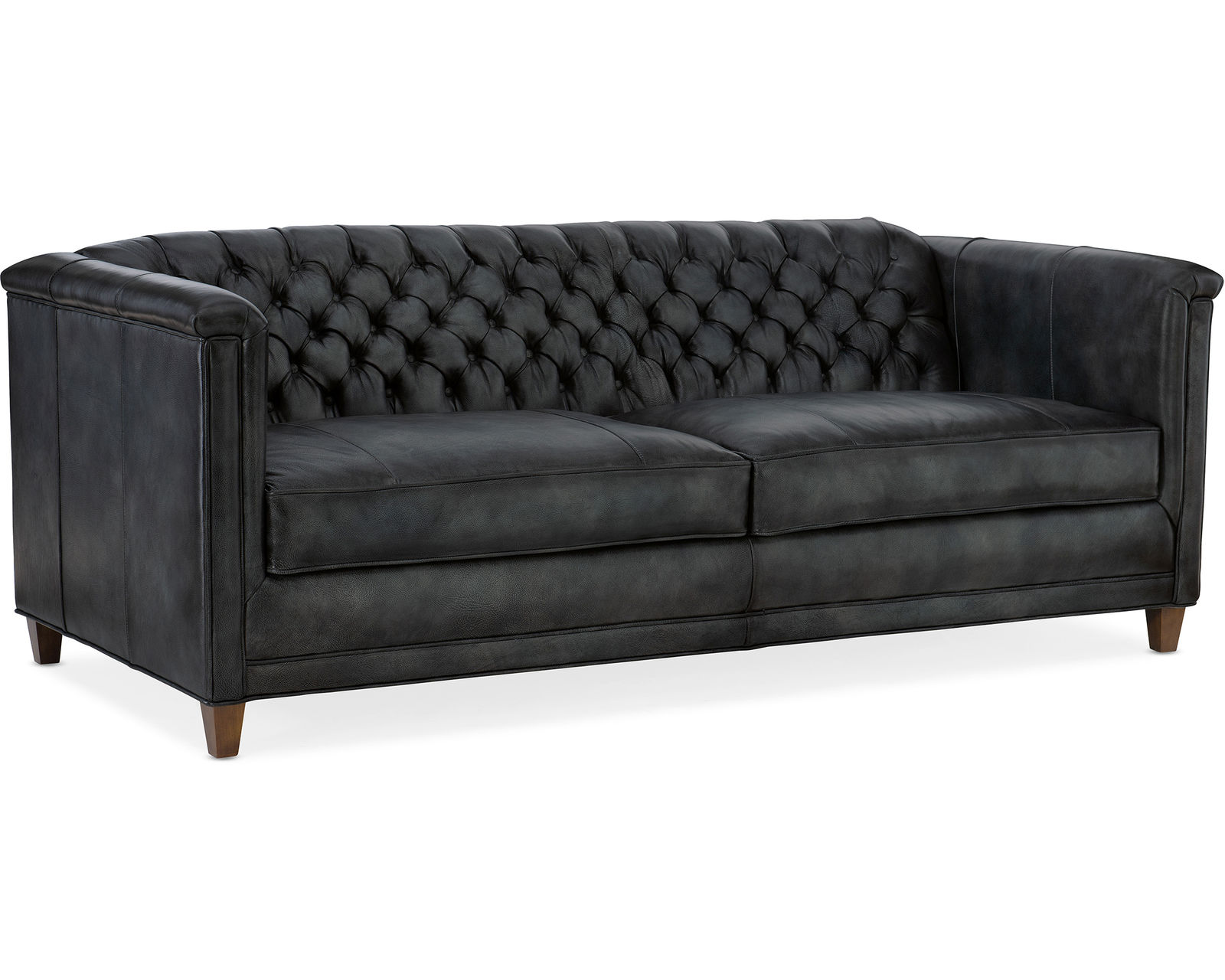 Bradington Young Jaden 517 Chesterfield Sofa (12 leathers) 8-Way Hand Tie