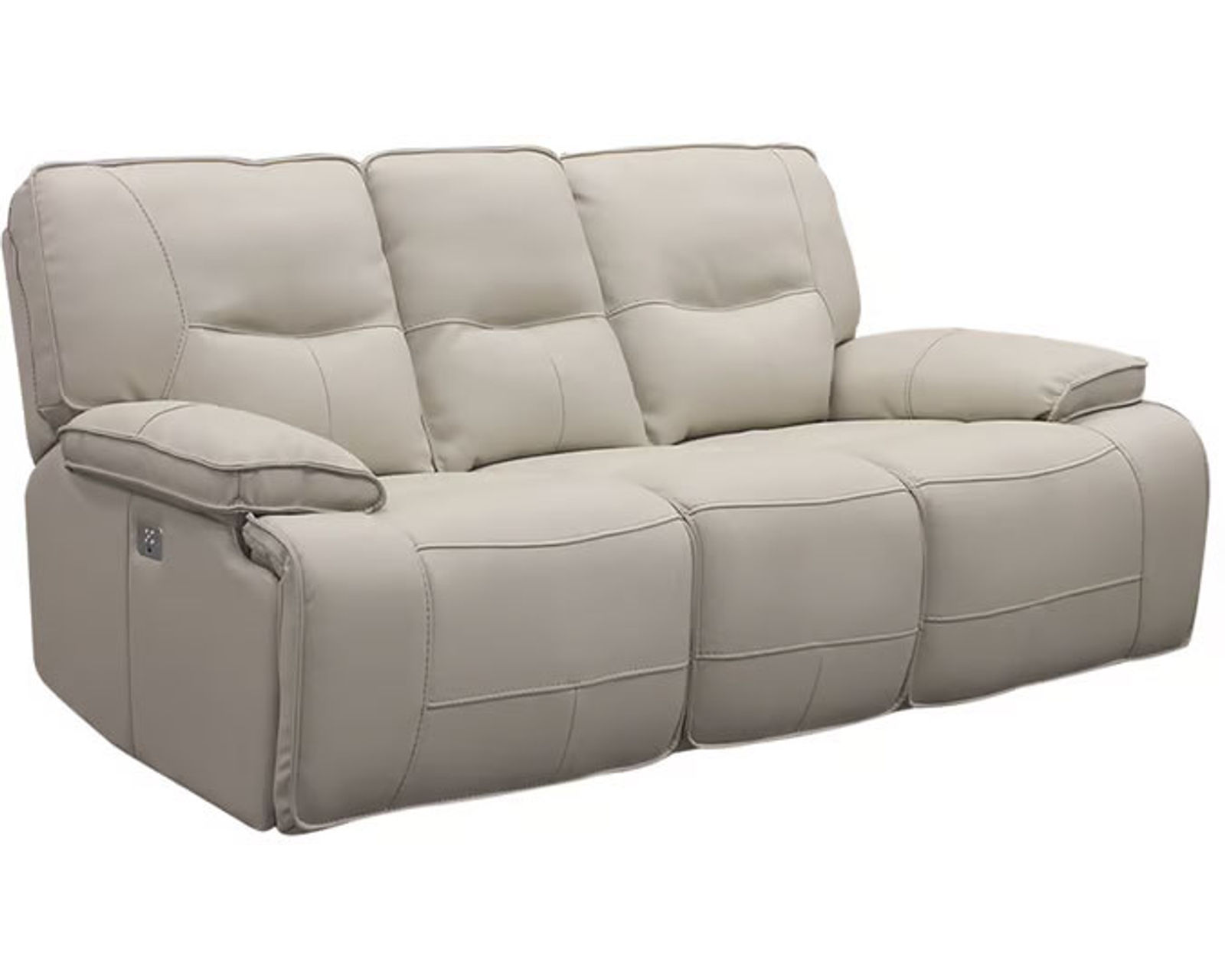 Spartacus Oyster 87" Power Headrest Power Reclining Sofa