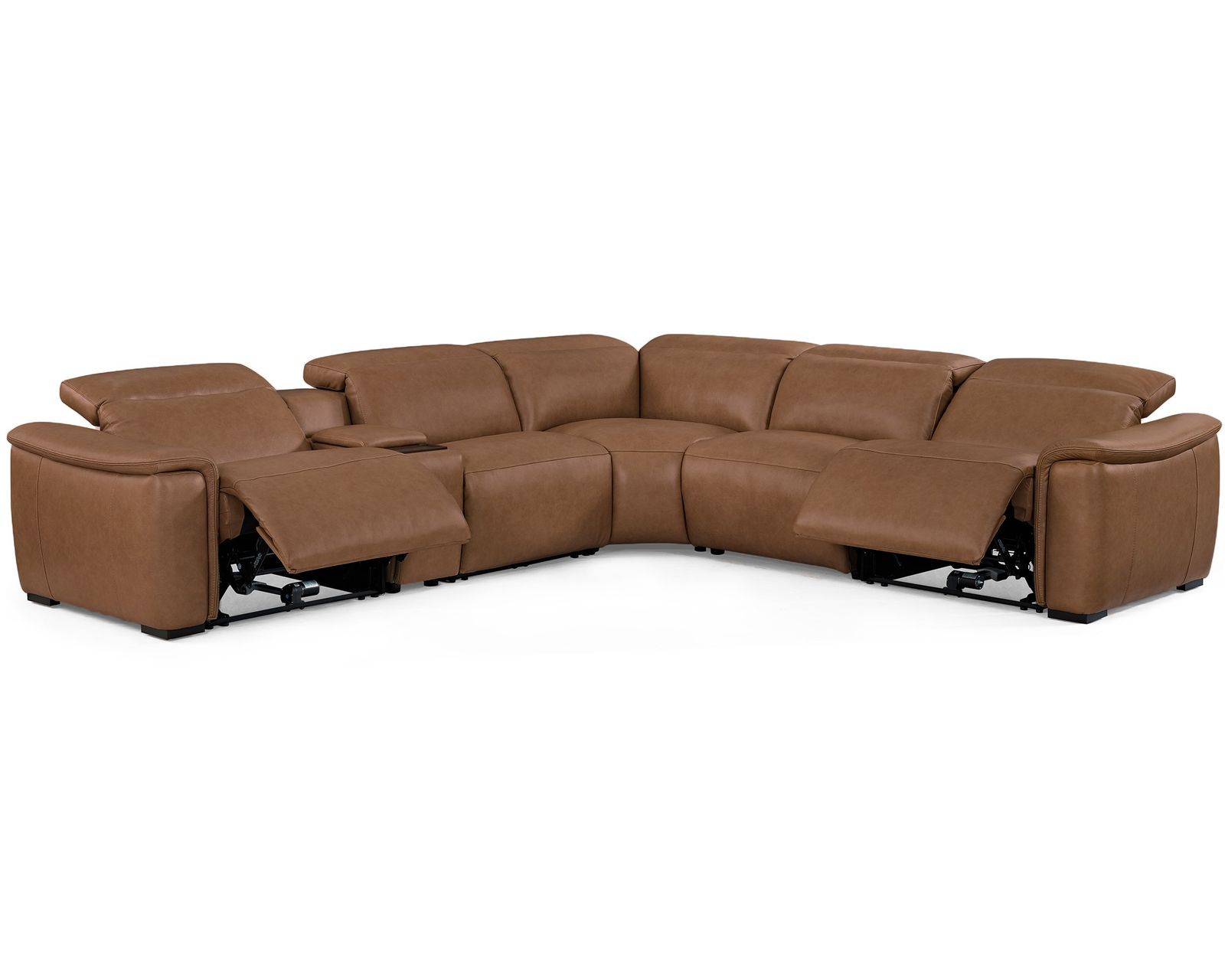 Camden 1427 Power Headrest Power Reclining Sectional (2 colors) in stock - Image 2