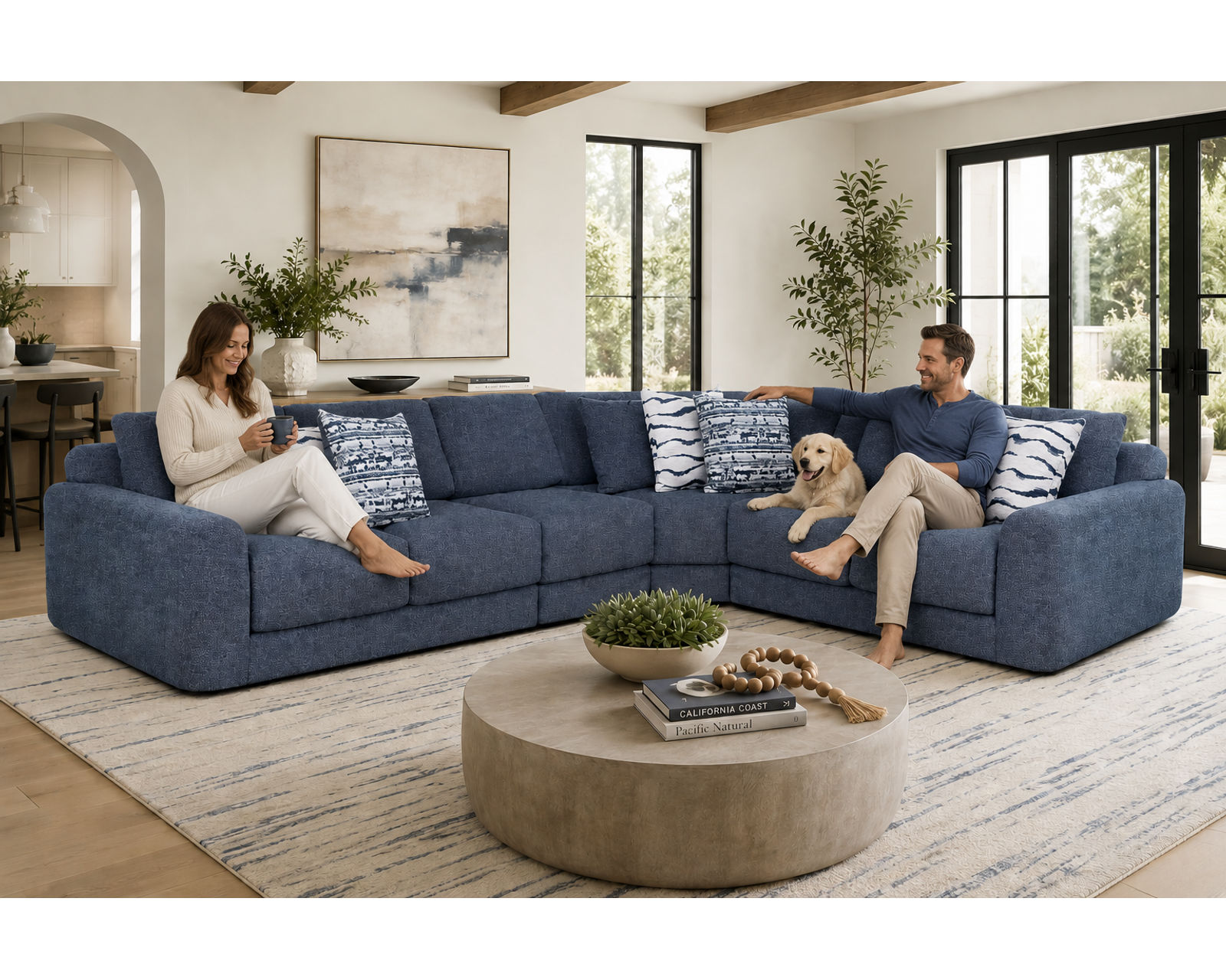 Santorini 830 Modular Sectional (Modern Comfort Flexible Design) - Image 6