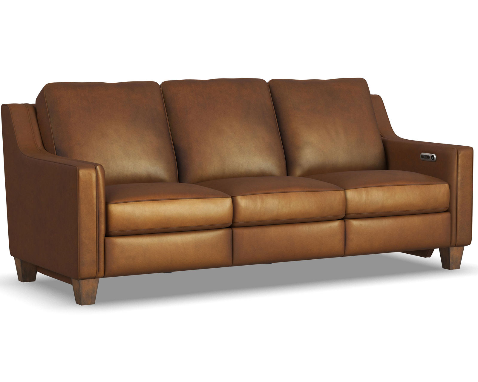 Finley 3010 Leather Inclining Power Sofa 87" (705-72)