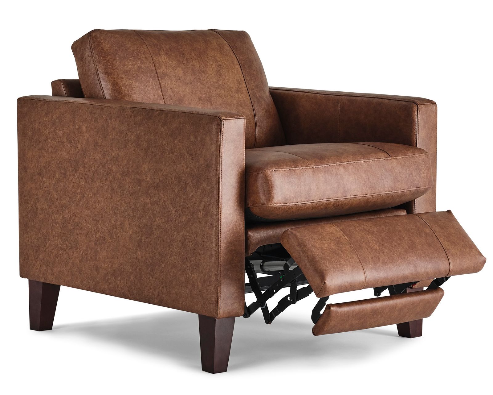 Traftly 82" Mid-Century Power Incliner Leather Sofa (+40 leathers) - Image 13