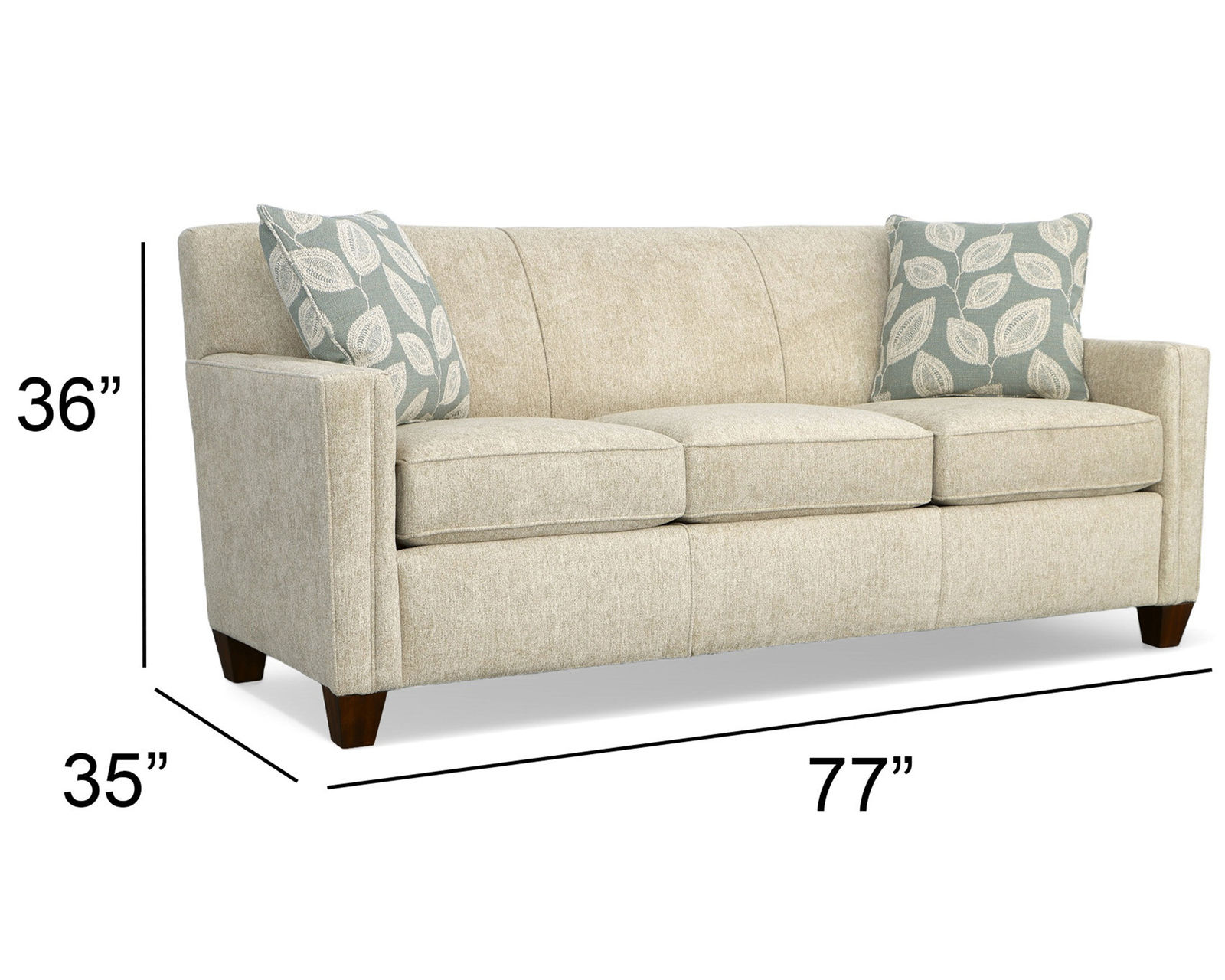 Nora 5890 Sofa (77") In stock - Image 4