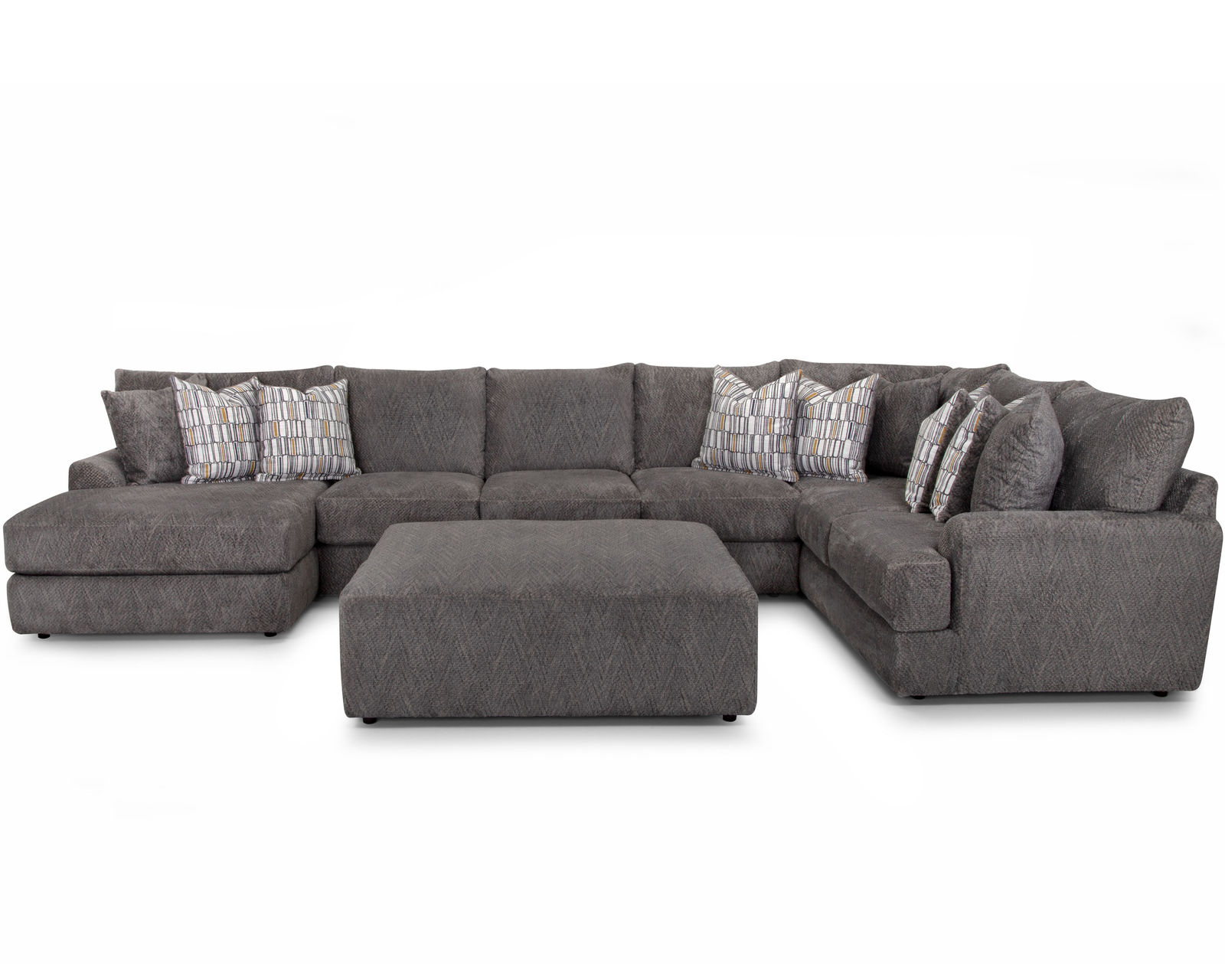 Bennett 945 Stationary Chaise Sectional (Includes Pillows) - Image 4