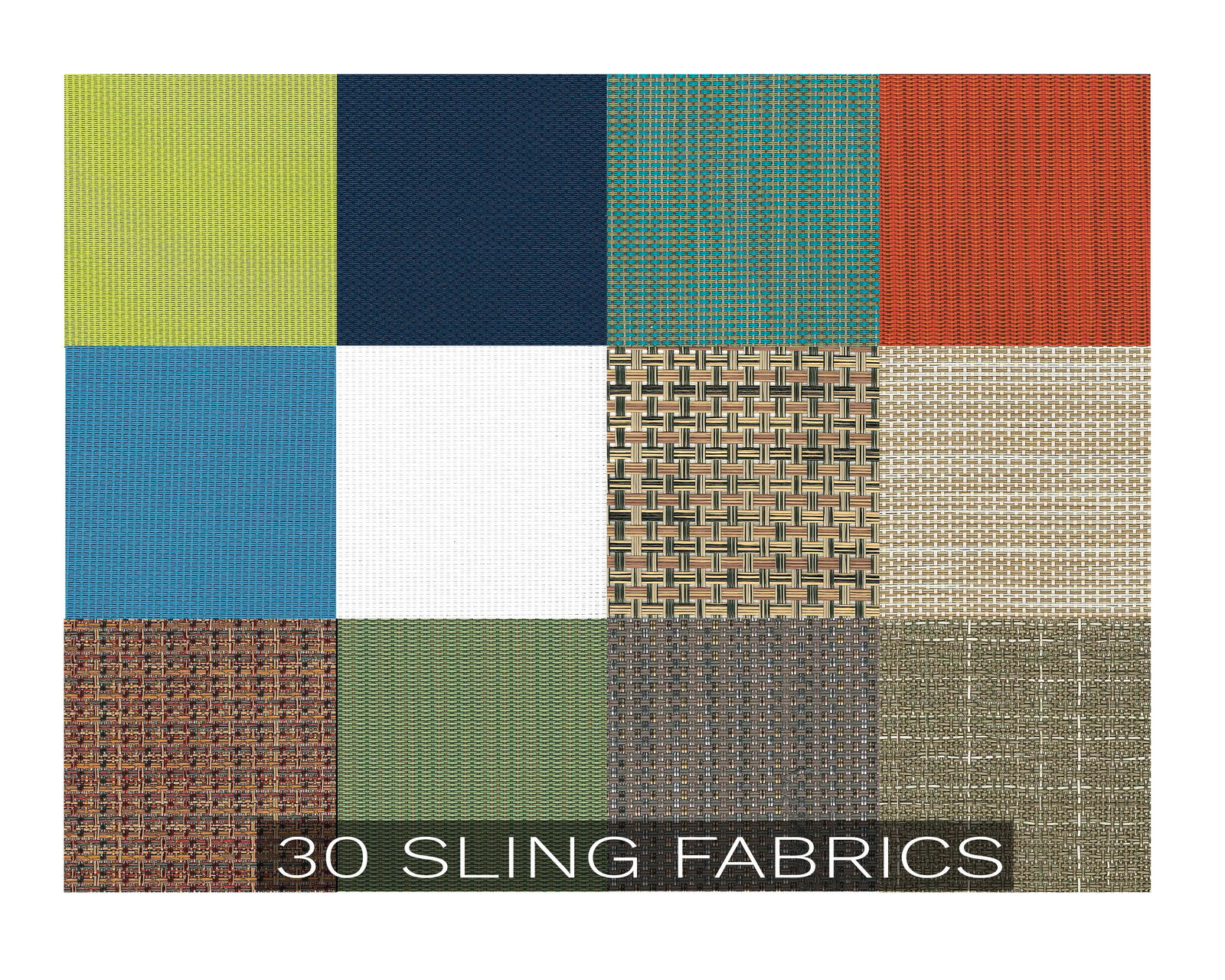 Monterey Sling Outdoor Glider Loveseat (24 fabrics - 8 metal finishes) - Image 3