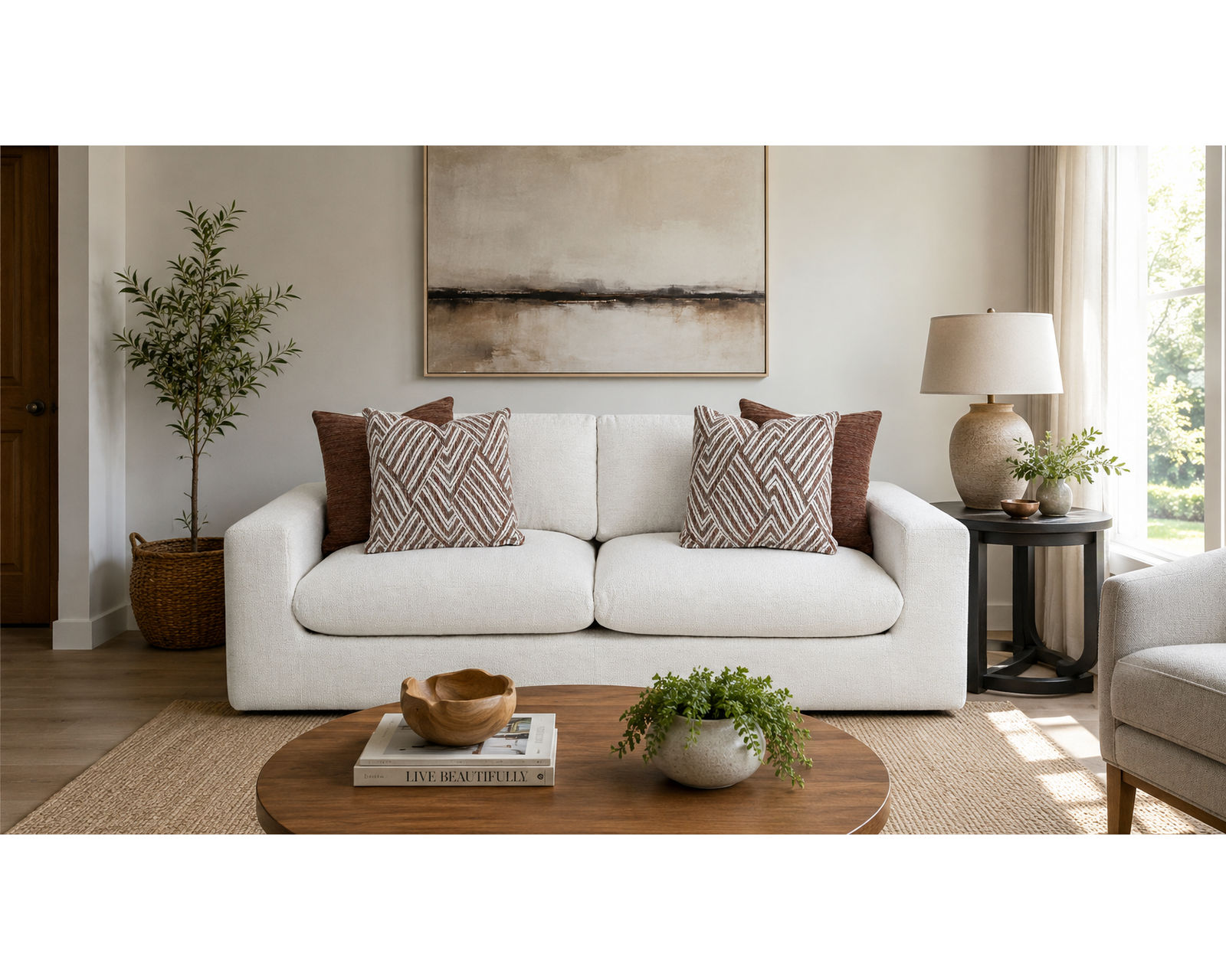 Santina 87" Wide-Seat Two-Cushion Sofa (Two Extra-Wide Seats. Made for Serious Lounging) - Image 2