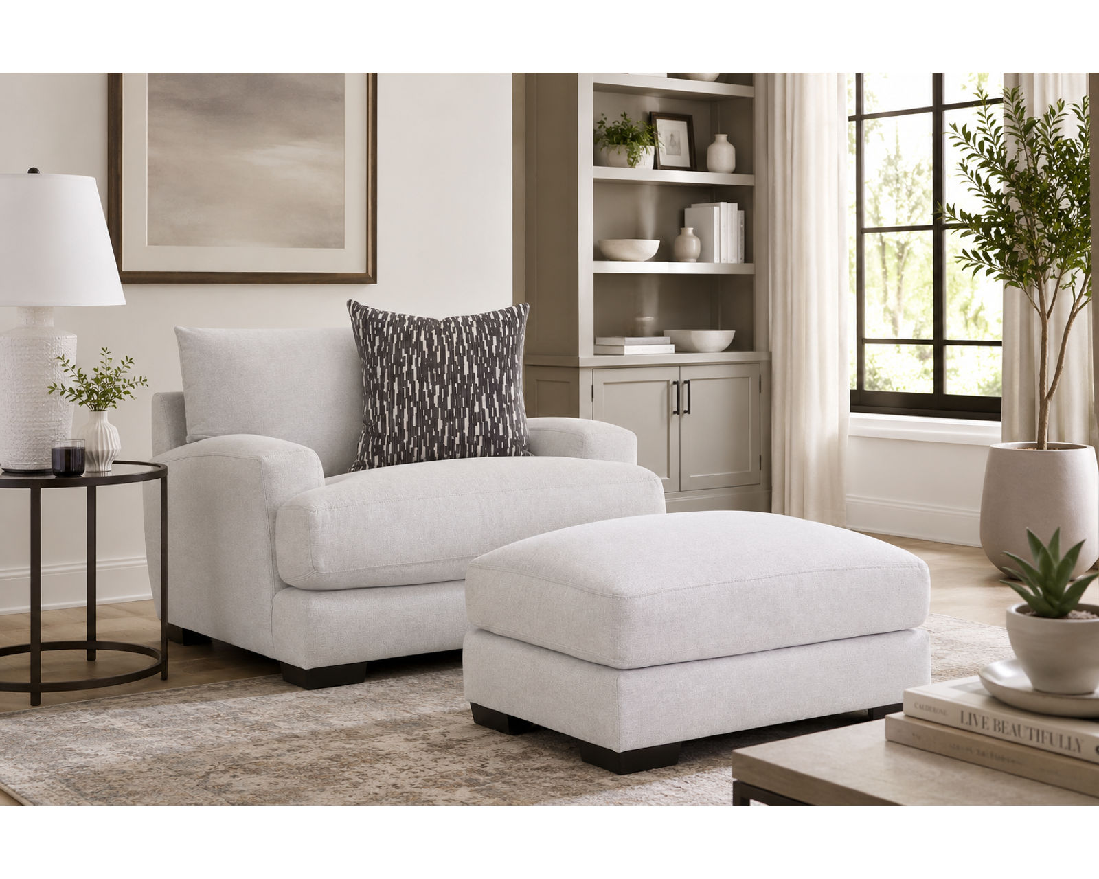 Oslo 808 Stationary Sofa (87") Includes Pillows - Image 13