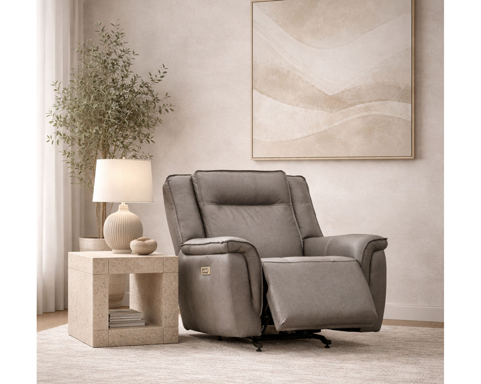 Margot Reclining Sofa — Available in Standard & Wide Cushions, 140+ Leather Options, and 82", 85", or 114" Widths - Image 6