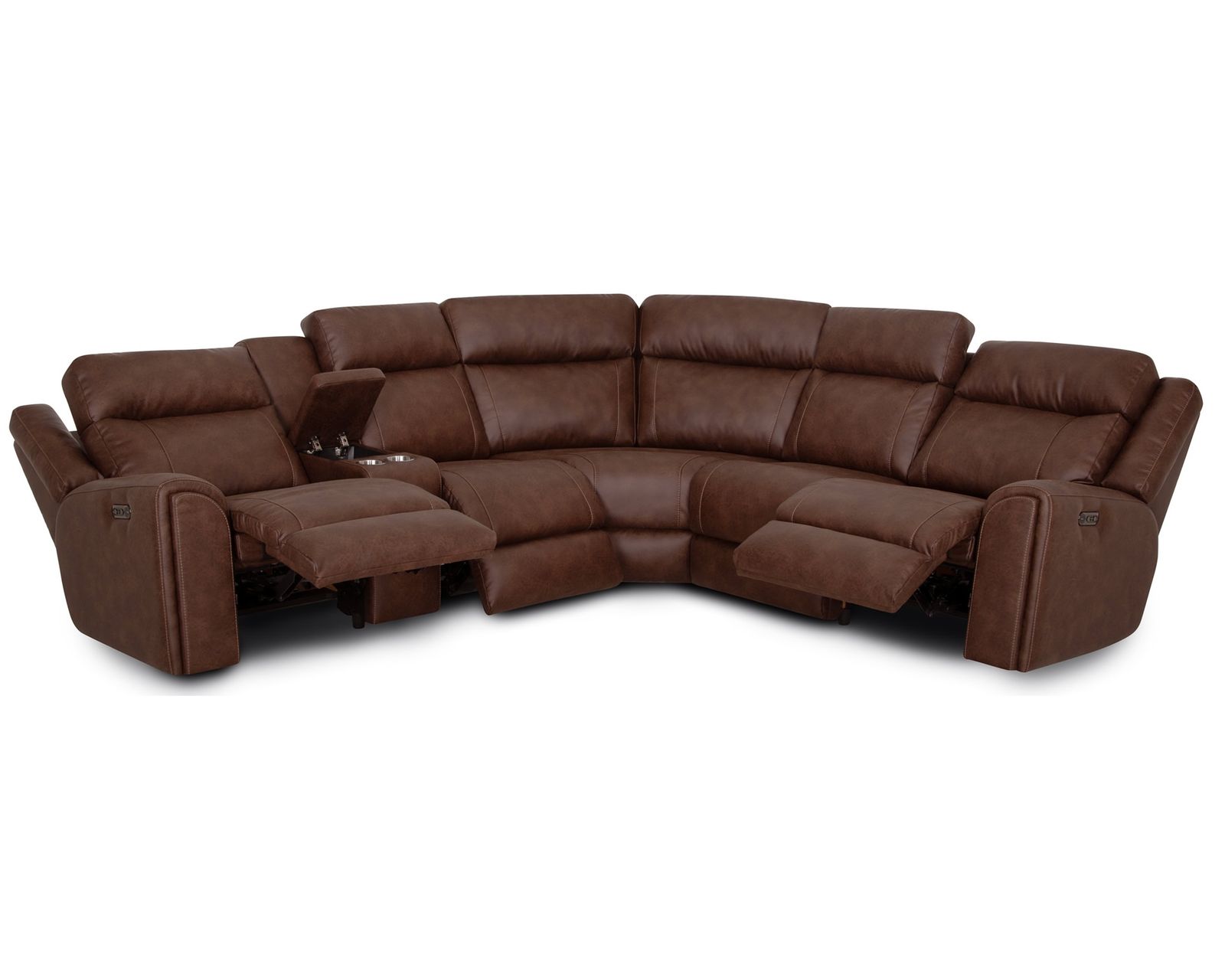 Phoenix 693 Three-Piece Reclining Sectional (Three Recliners. One Incredible Place to Relax) Neori Air Massage Available - Image 2