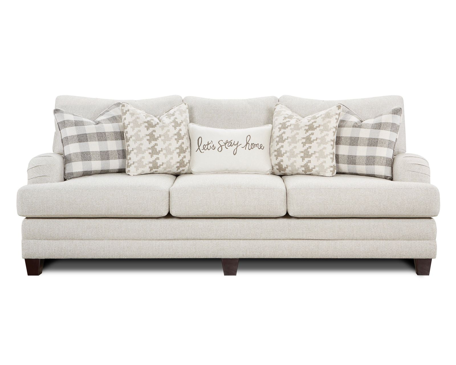Basic Wool 94" Sofa (Includes pillows) performance fabric