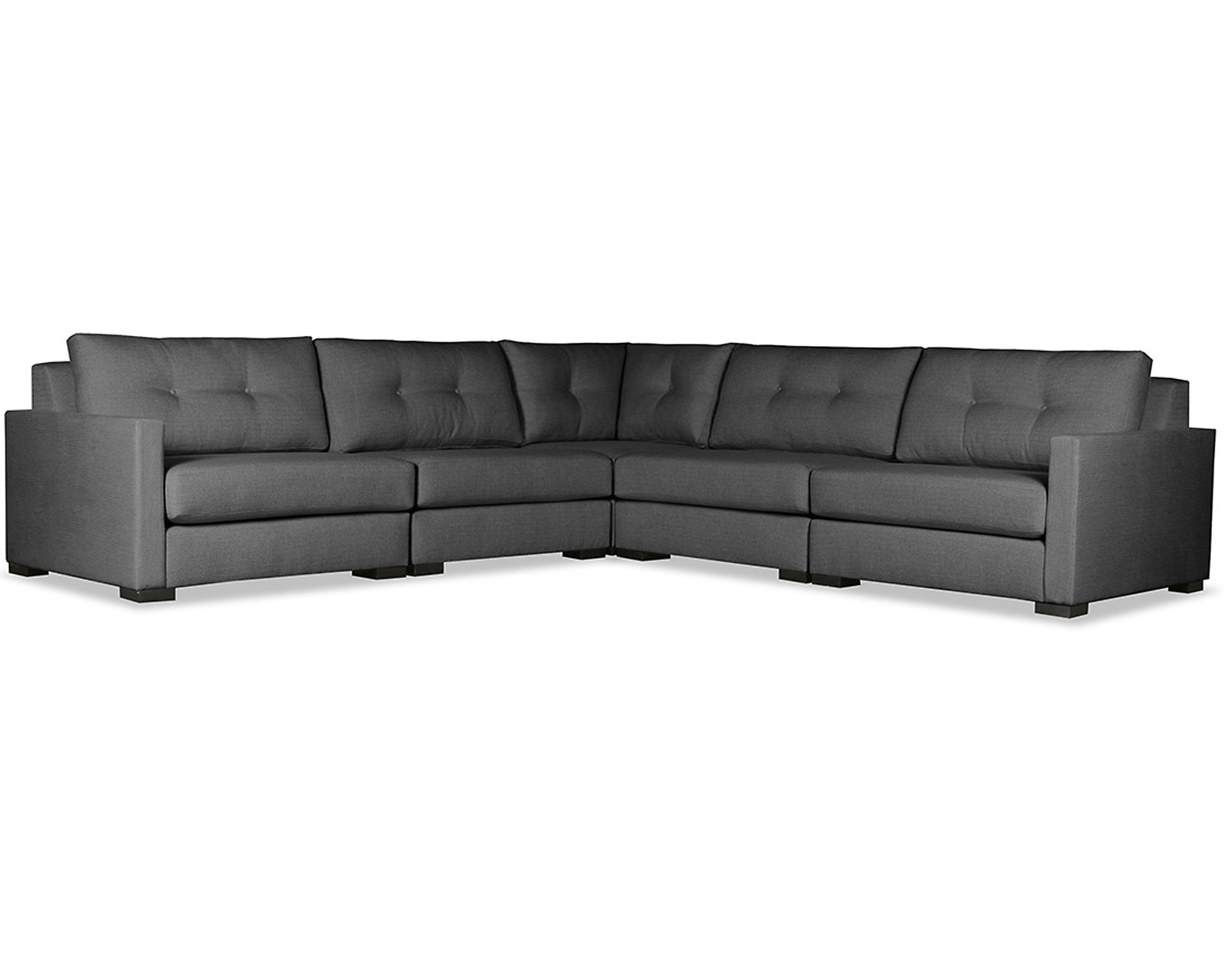 Chester Buttoned 5 Pieces Modular Sectional (Choice of Colors) - Image 3