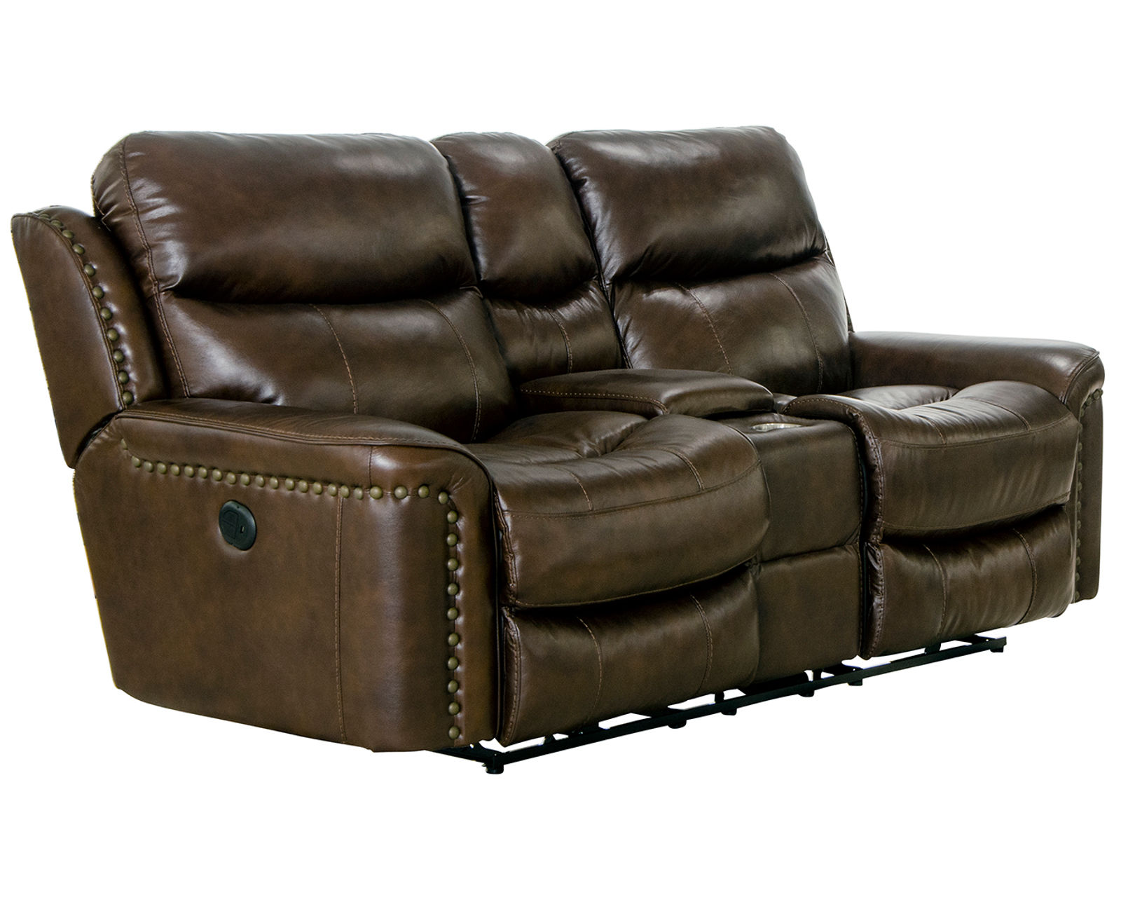 Ceretti Leather Power Reclining Sofa (87") - Image 16