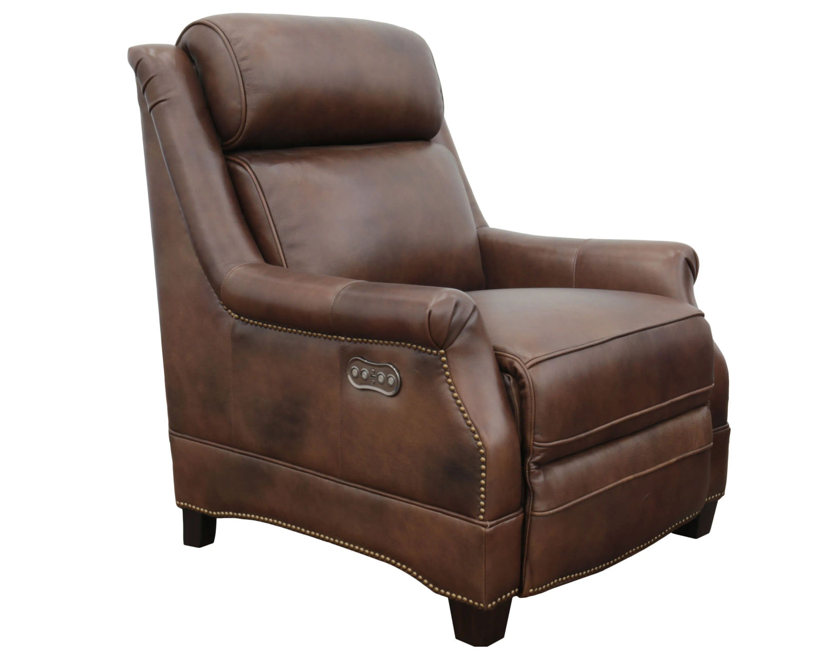 Warrendale Leather Power Headrest Power Reclining Sofa in Blue - Image 16