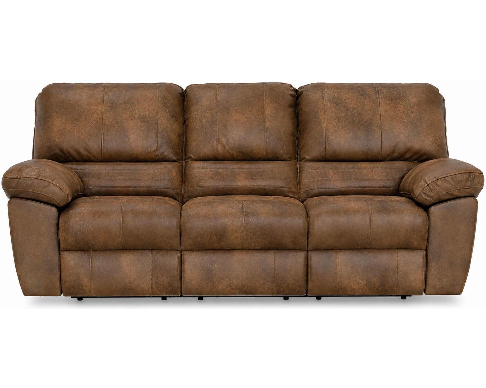 Stetson 91" Lay Flat Reclining Sofa (leather like fabric) 2 colors