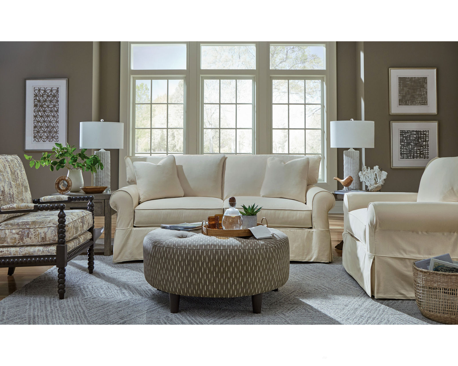 Landover 9364 Slipcover Sofa (+100 performance fabrics) 84" - Image 7