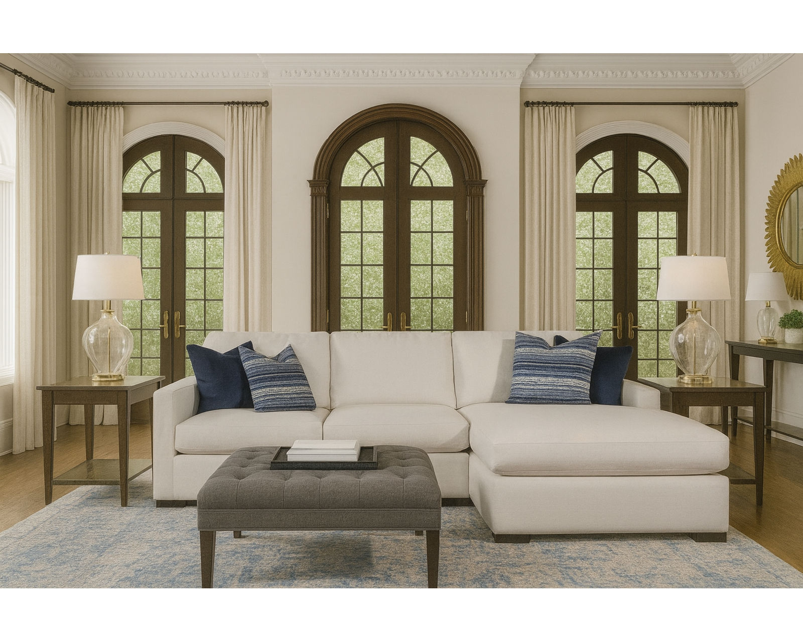 Bel Air 705 Stationary Sectional (Fabric choices) - Image 5