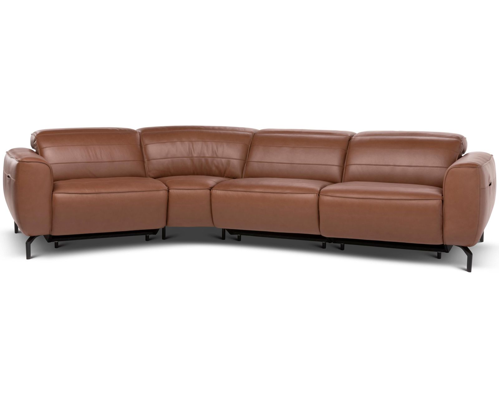 Zenith C320 Power Reclining Sectional (+55 leather) - Image 2