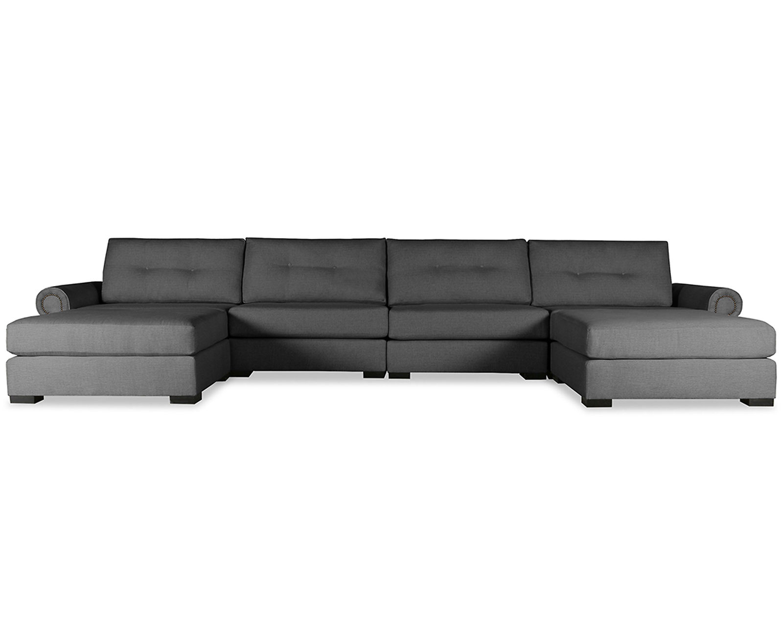Sylviane Buttoned 6 Pieces Modular Sectional (Choice of Colors) - Image 3