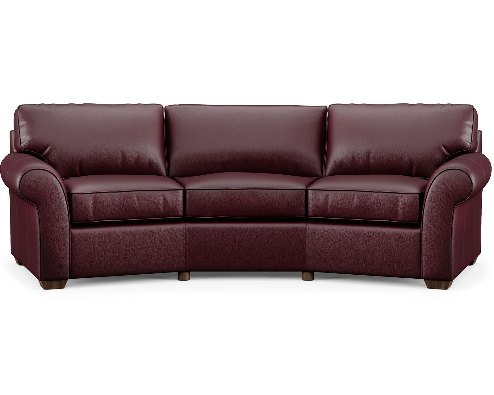 Vail Leather 107" Conversation Sofa (Leather choices)