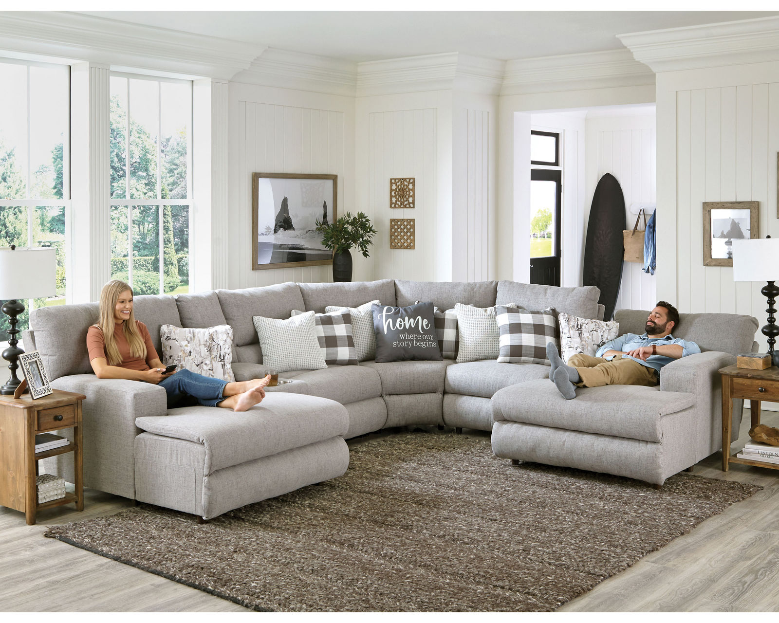Rockport Modular Reclining Sectional - Image 9