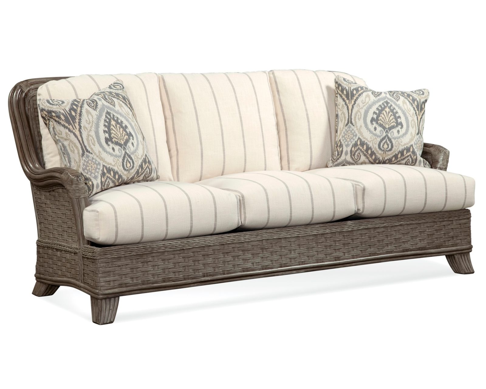 Somerset 81" Rattan Sofa Tan (+28 finishes +69 fabrics)