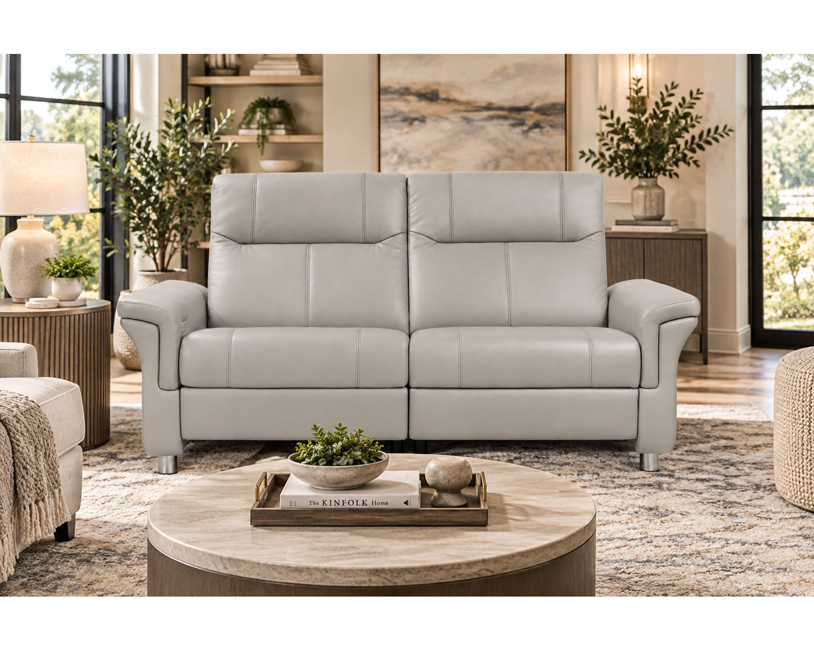 Melbourne 105" Power Reclining Sofa Ocean (Modern Scandinavian Style. Power Comfort Made for Living) IN STOCK - Image 17