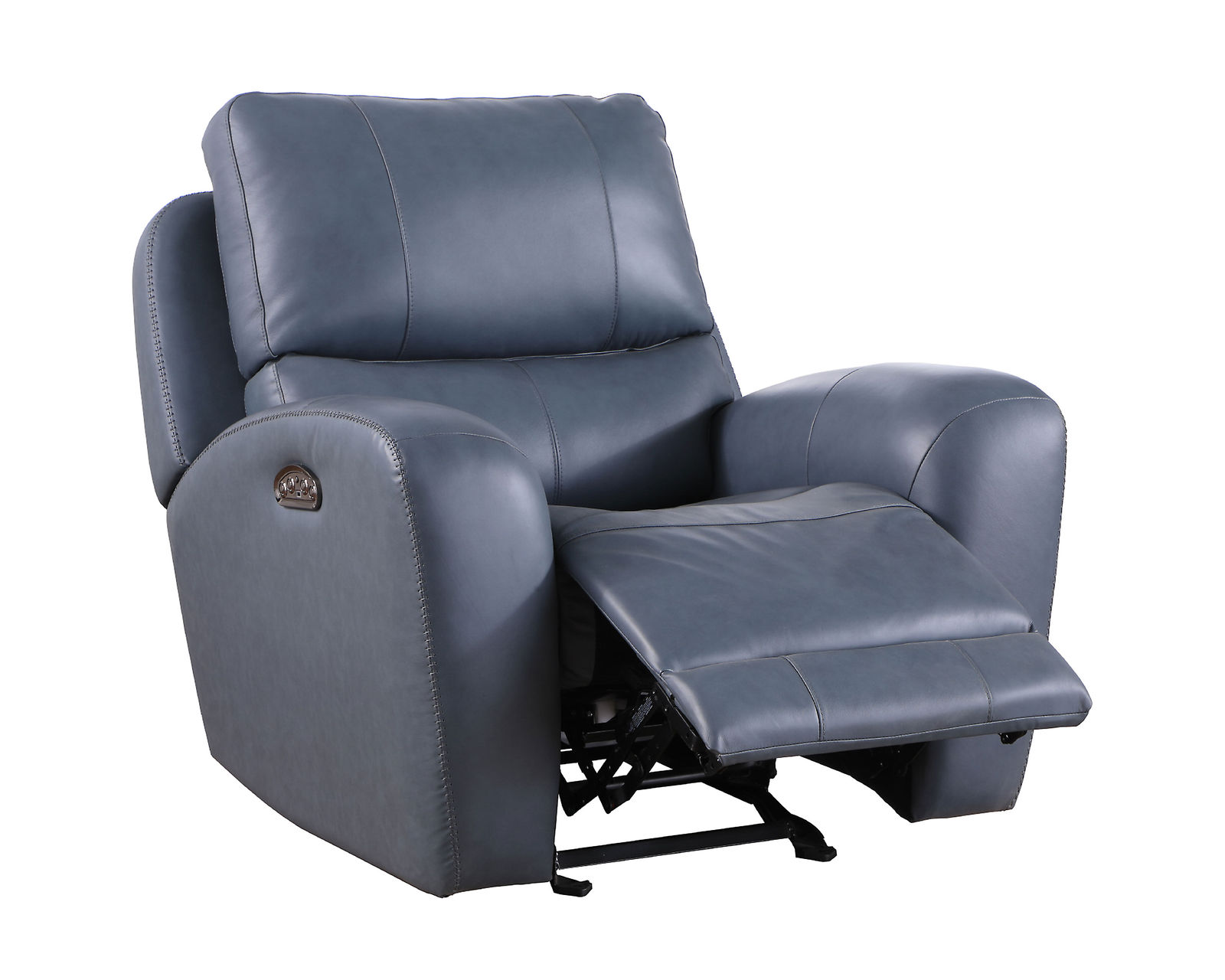 Bel Air Leather Power Headrest Power Reclining Sofa - Image 7