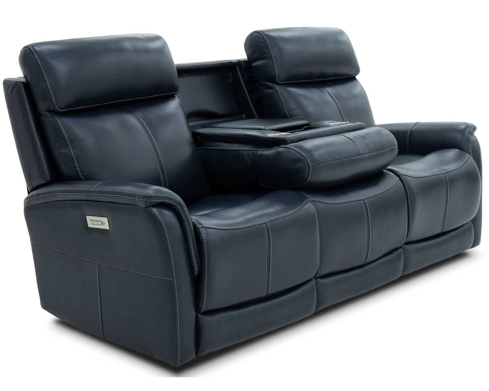View 1524 Triple Power Reclining Console Loveseat (050-01) +3 colors - In stock - Image 18
