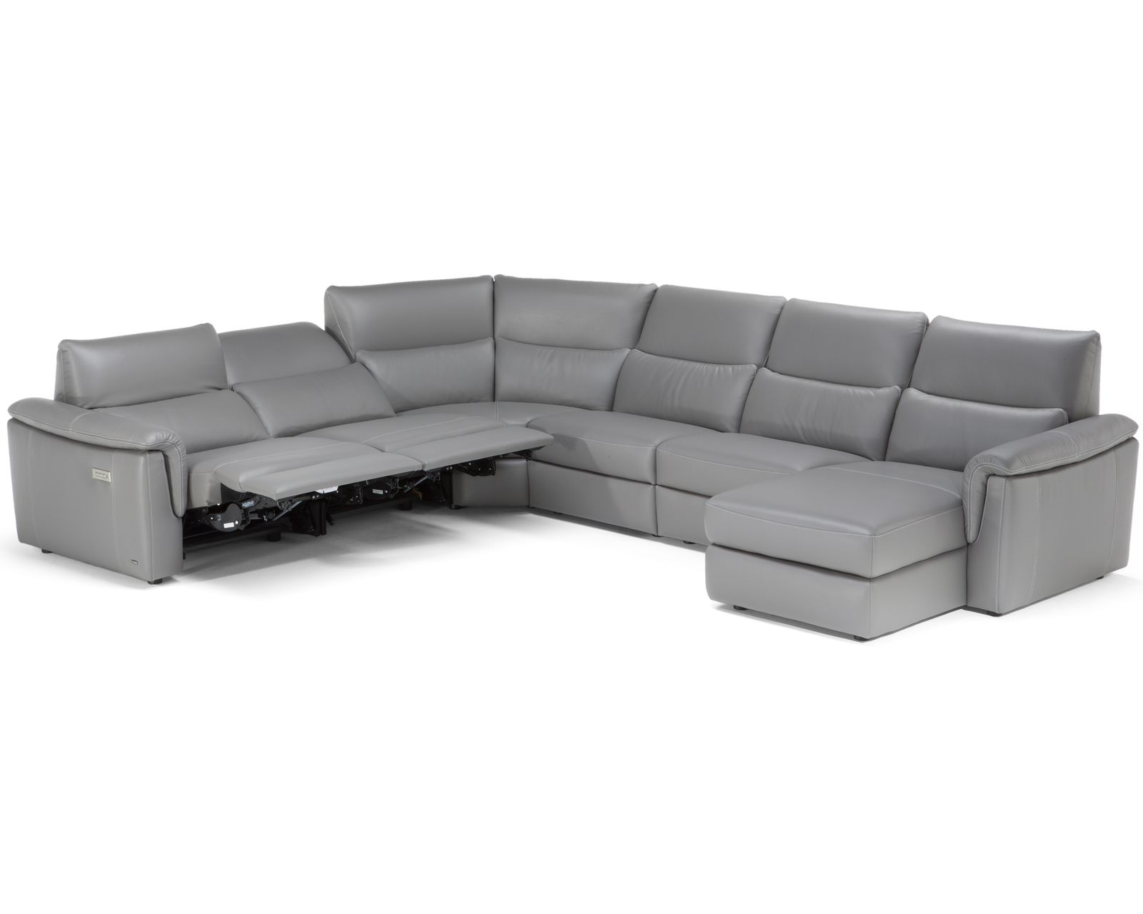 Amorevole C176 Triple Power Reclining Sectional (+50 leathers) - Image 5